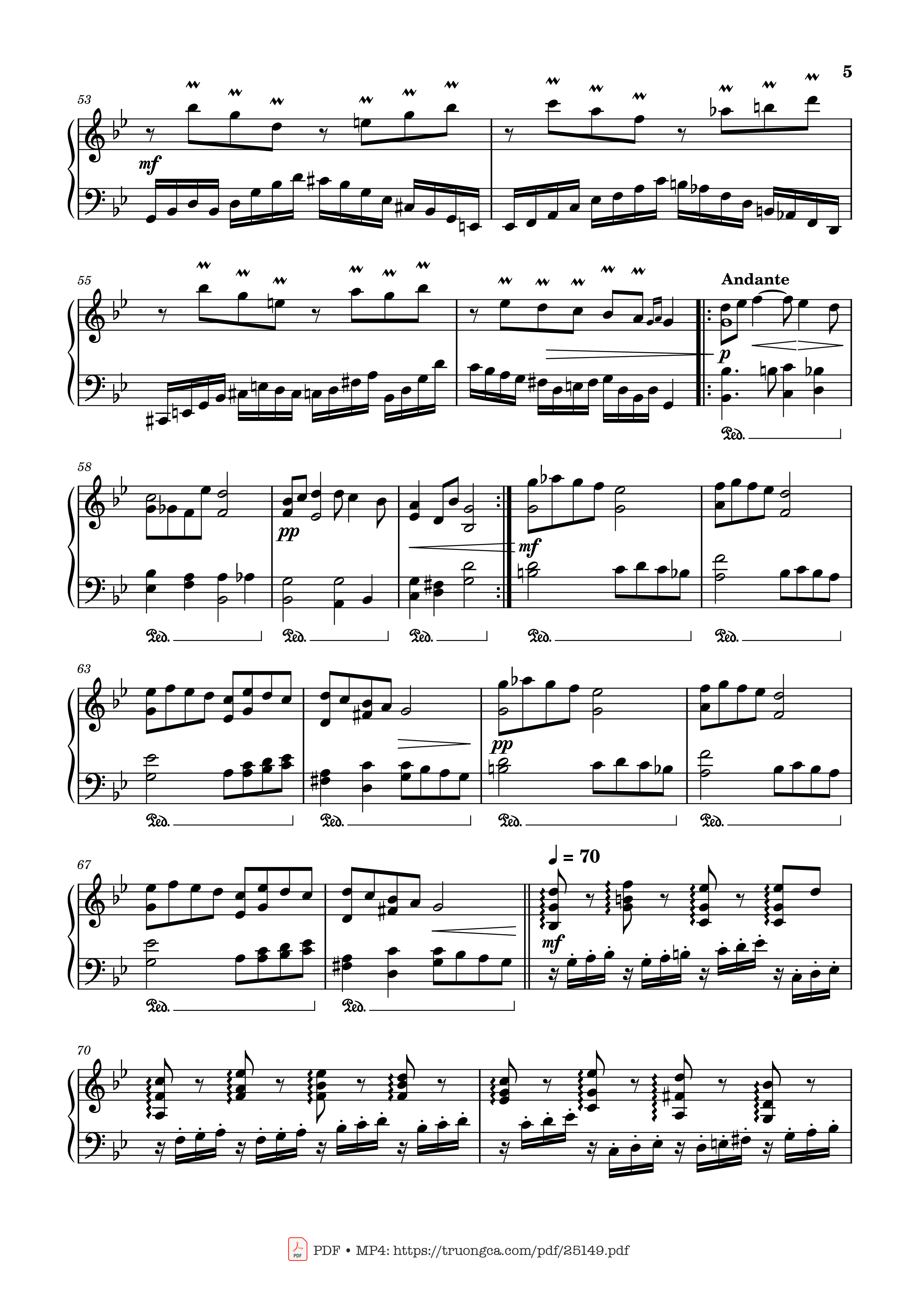Page 5 of Sheet music PDF Passacaglia, Op. 20 No. 2 - Johan Halvorsen