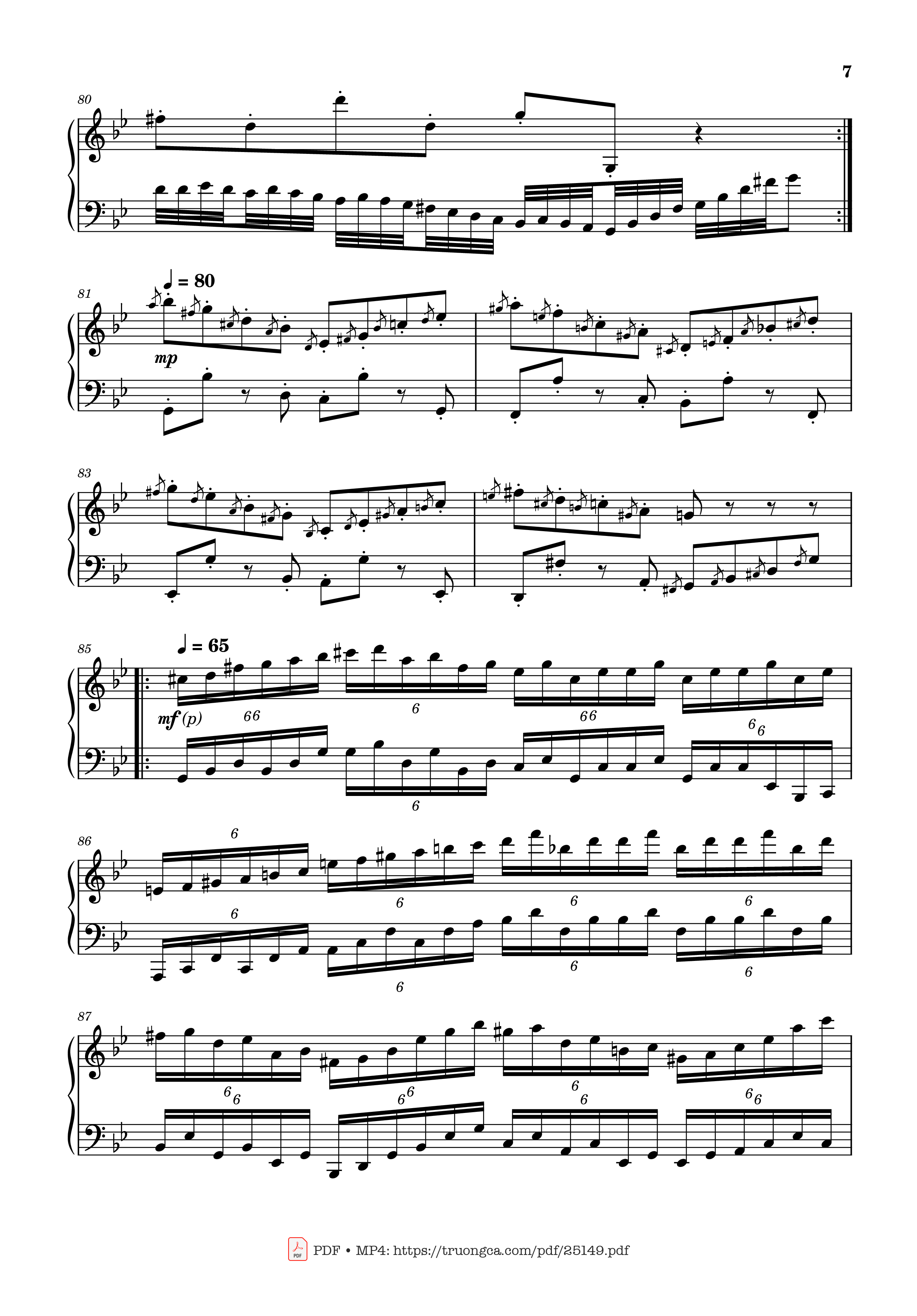Page 7 of Sheet music PDF Passacaglia, Op. 20 No. 2 - Johan Halvorsen