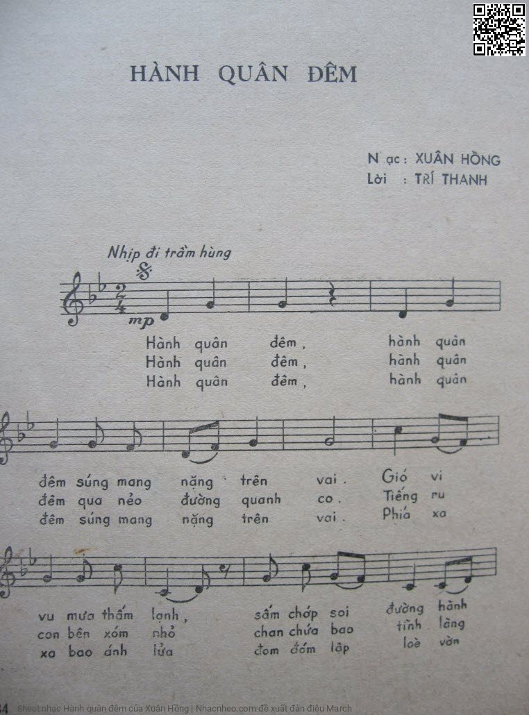 Hành quân đêm - Xuân Hồng