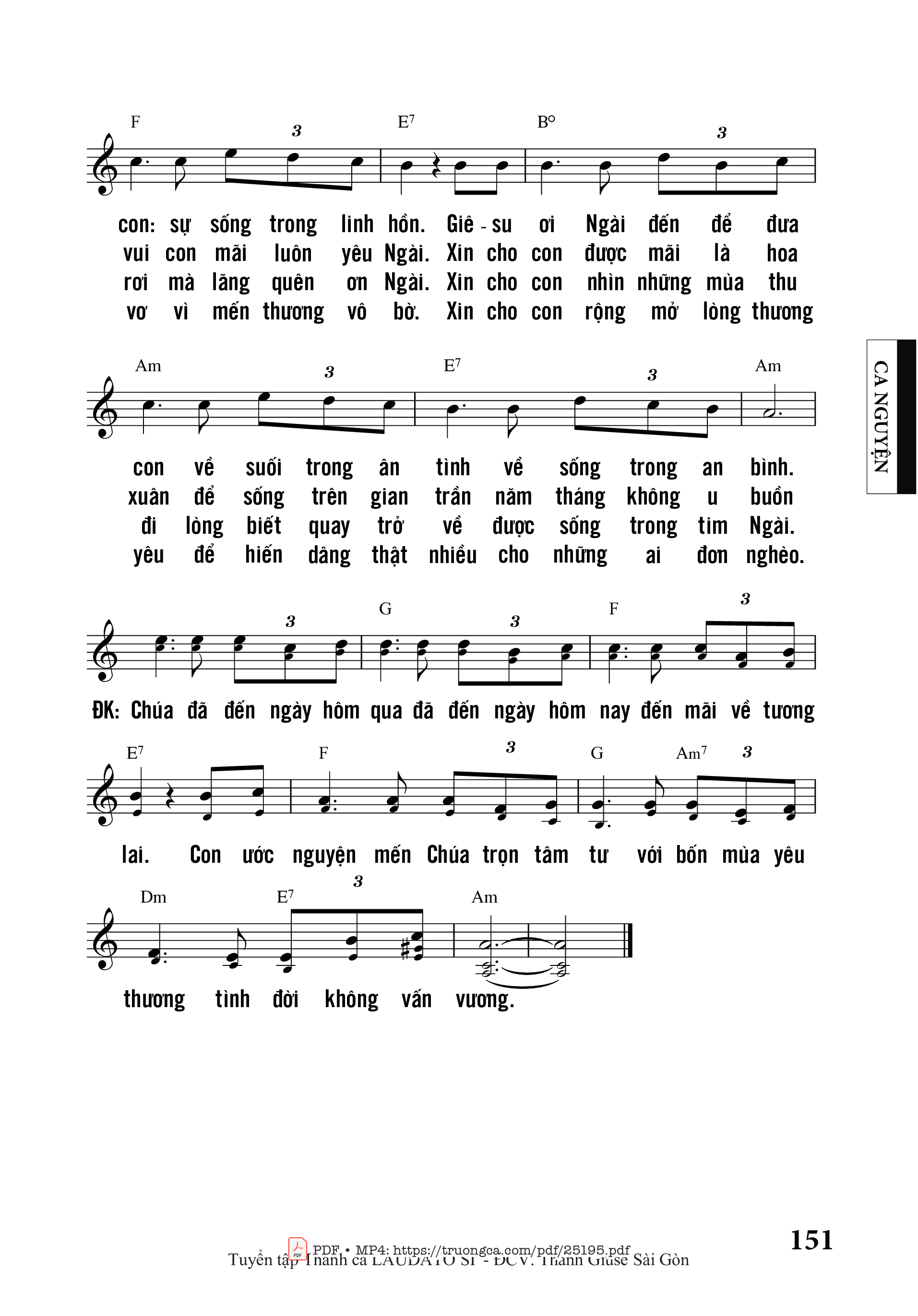 Page 2 of Sheet music PDF Bốn Mùa Yêu Thương - Nguyễn Duy