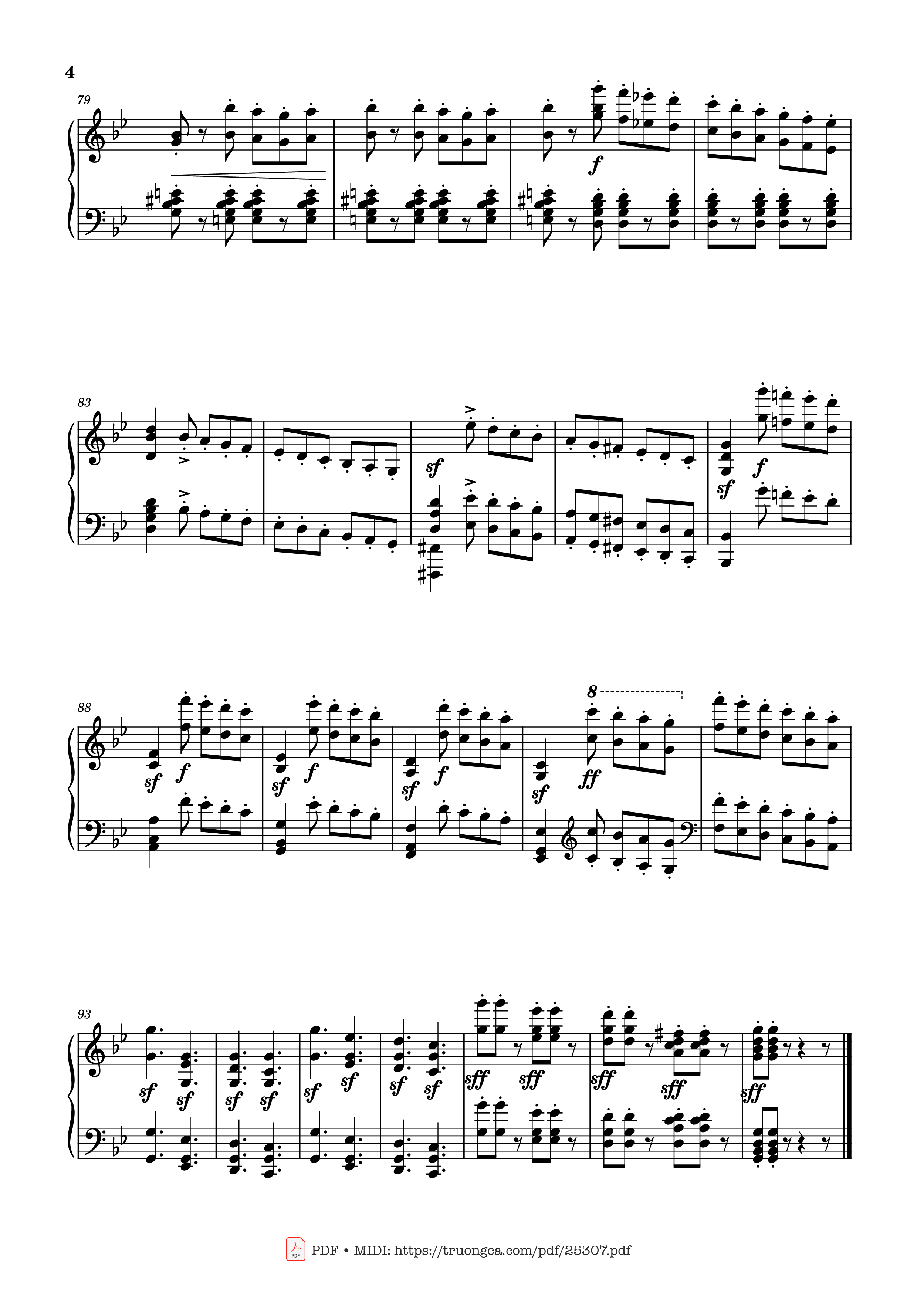 Page 4 of Sheet music PDF Prélude No 22 in G Minor Sheet Piano - Stephen Heller