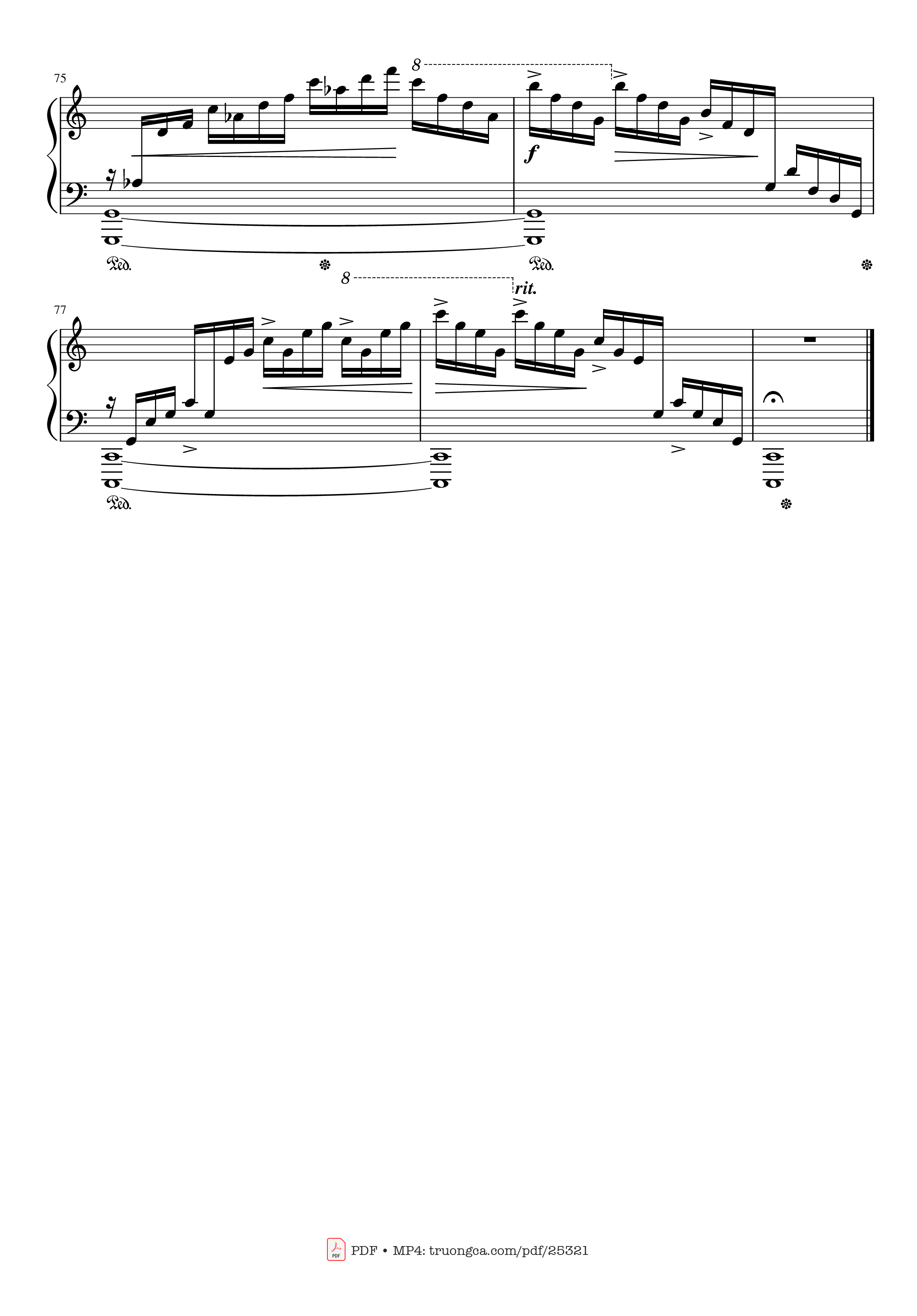 Page 9 of Sheet music PDF Piano Etude op.10 no.1 (Waterfall) Chopin - Chopin