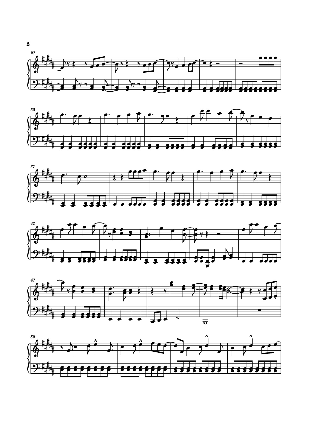 Page 2 of Sheet music PDF Piano Angeleyes Sheet Piano - ABBA