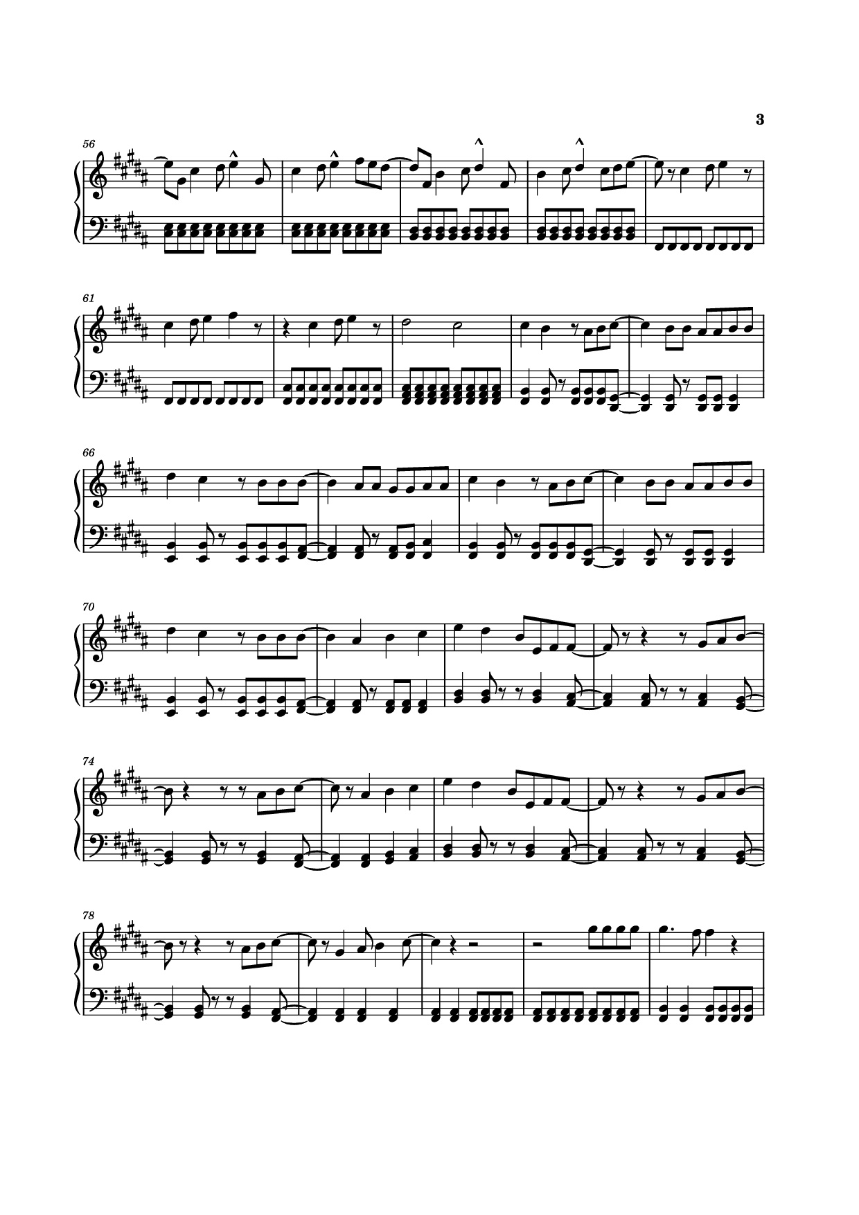 Page 3 of Sheet music PDF Piano Angeleyes Sheet Piano - ABBA