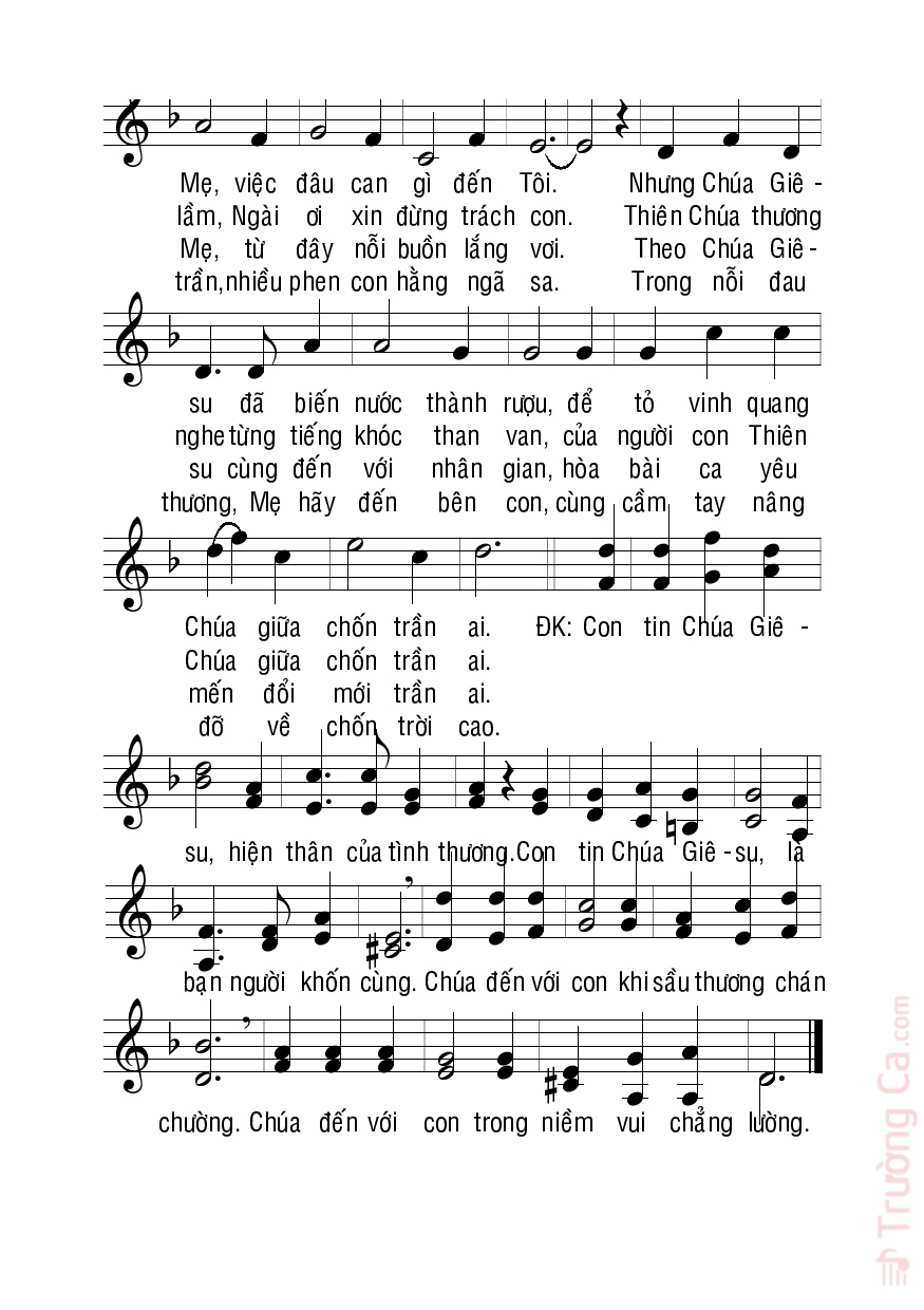 Page 2 of Sheet music PDF Tiệc Cưới Cana - La Thập Tự