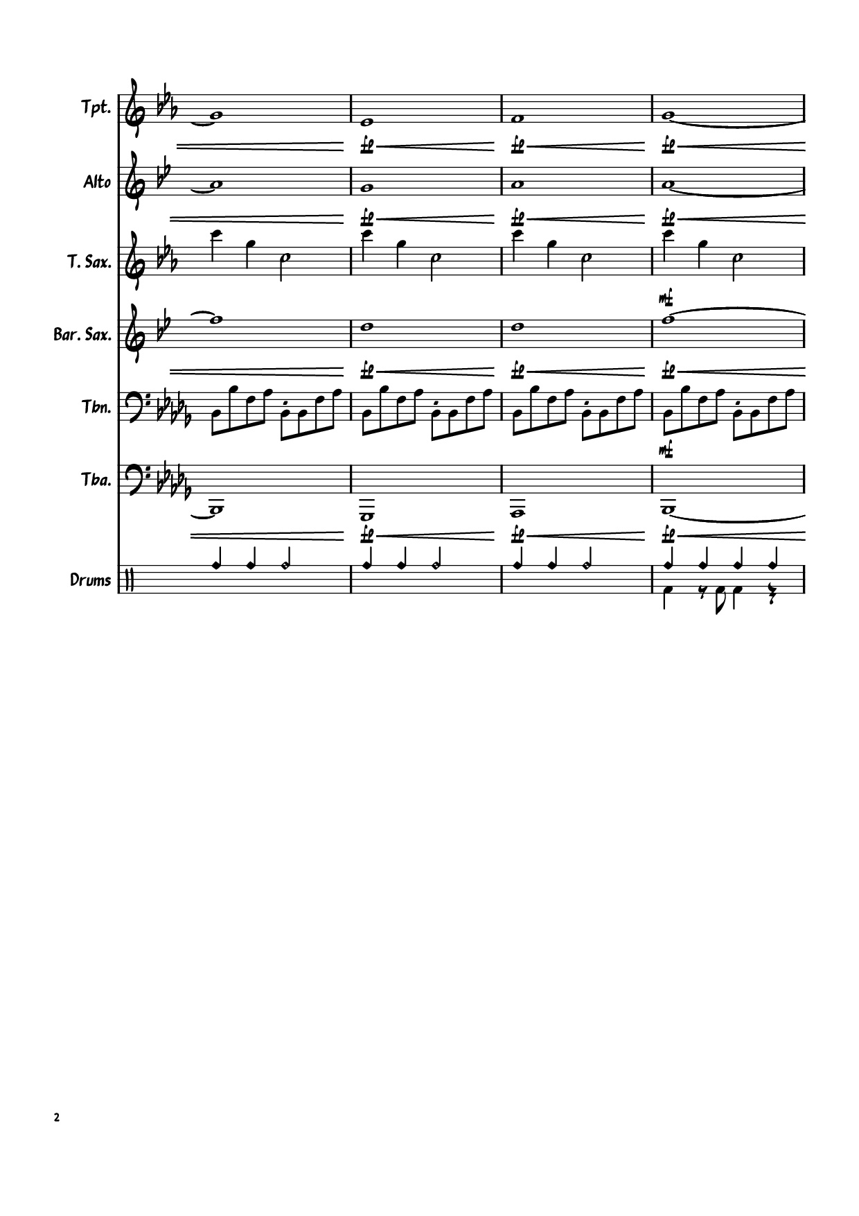 Page 2 of Sheet music PDF Livin