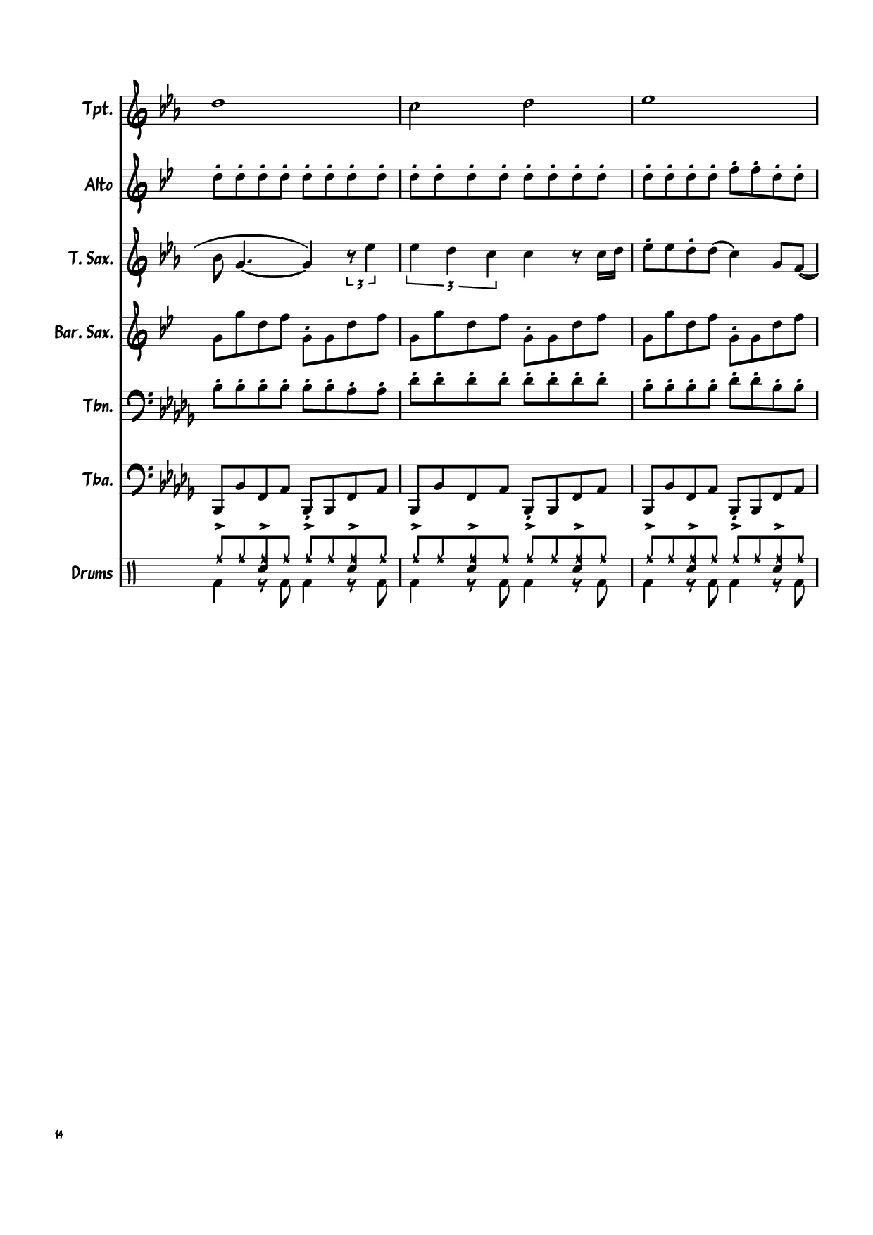 Page 14 of Sheet music PDF Livin