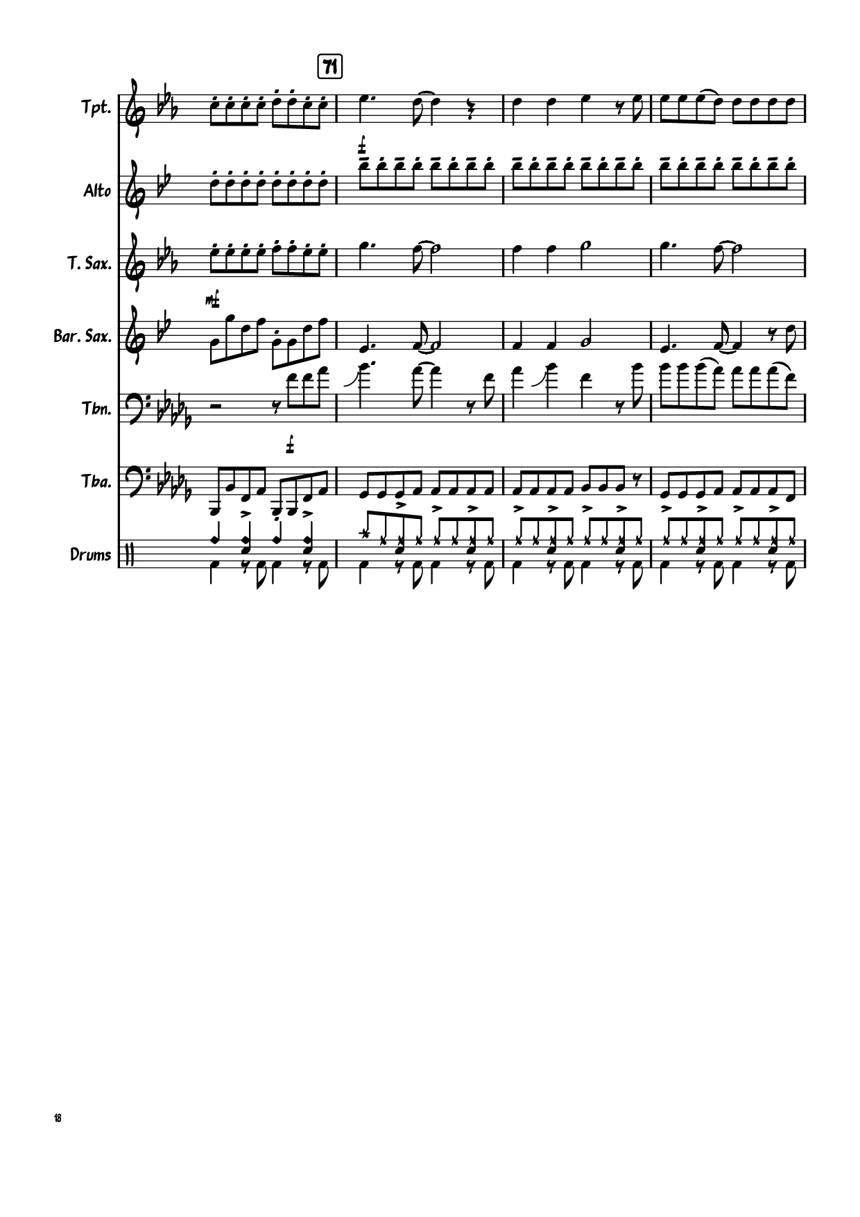 Page 18 of Sheet music PDF Livin