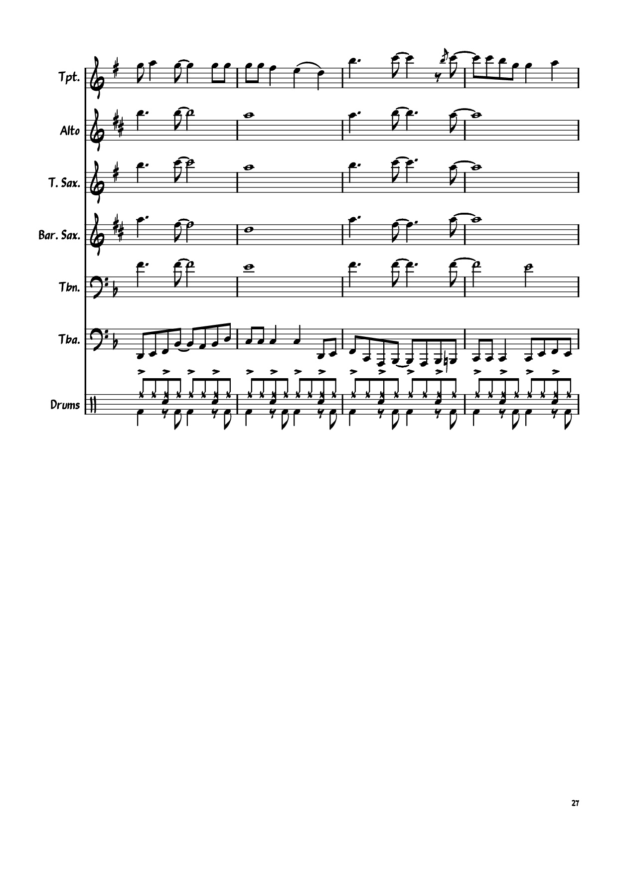 Page 27 of Sheet music PDF Livin