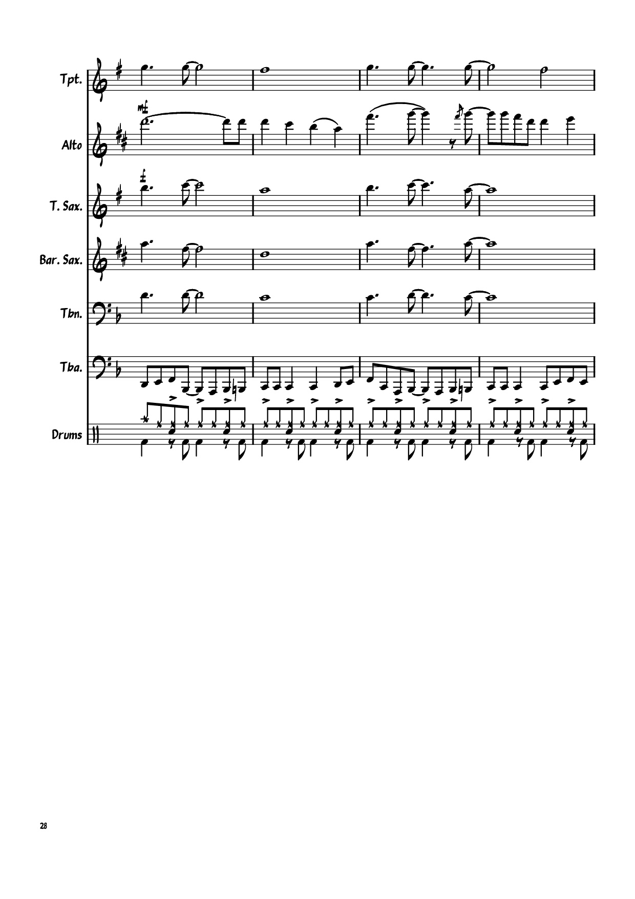 Page 28 of Sheet music PDF Livin