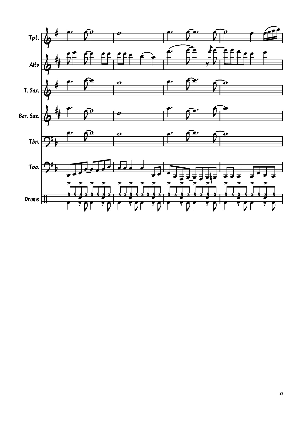 Page 29 of Sheet music PDF Livin