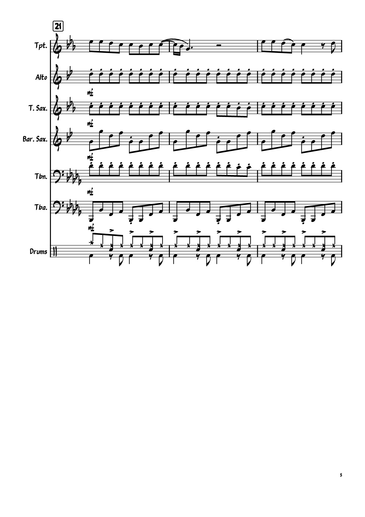Page 5 of Sheet music PDF Livin