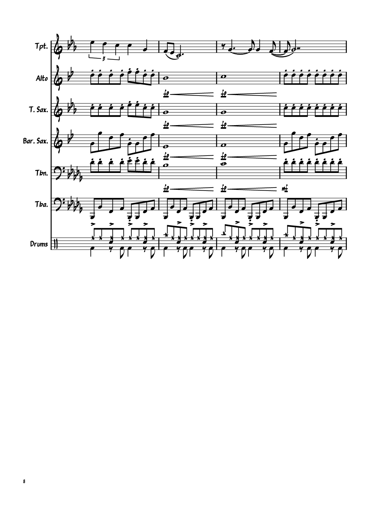 Page 8 of Sheet music PDF Livin