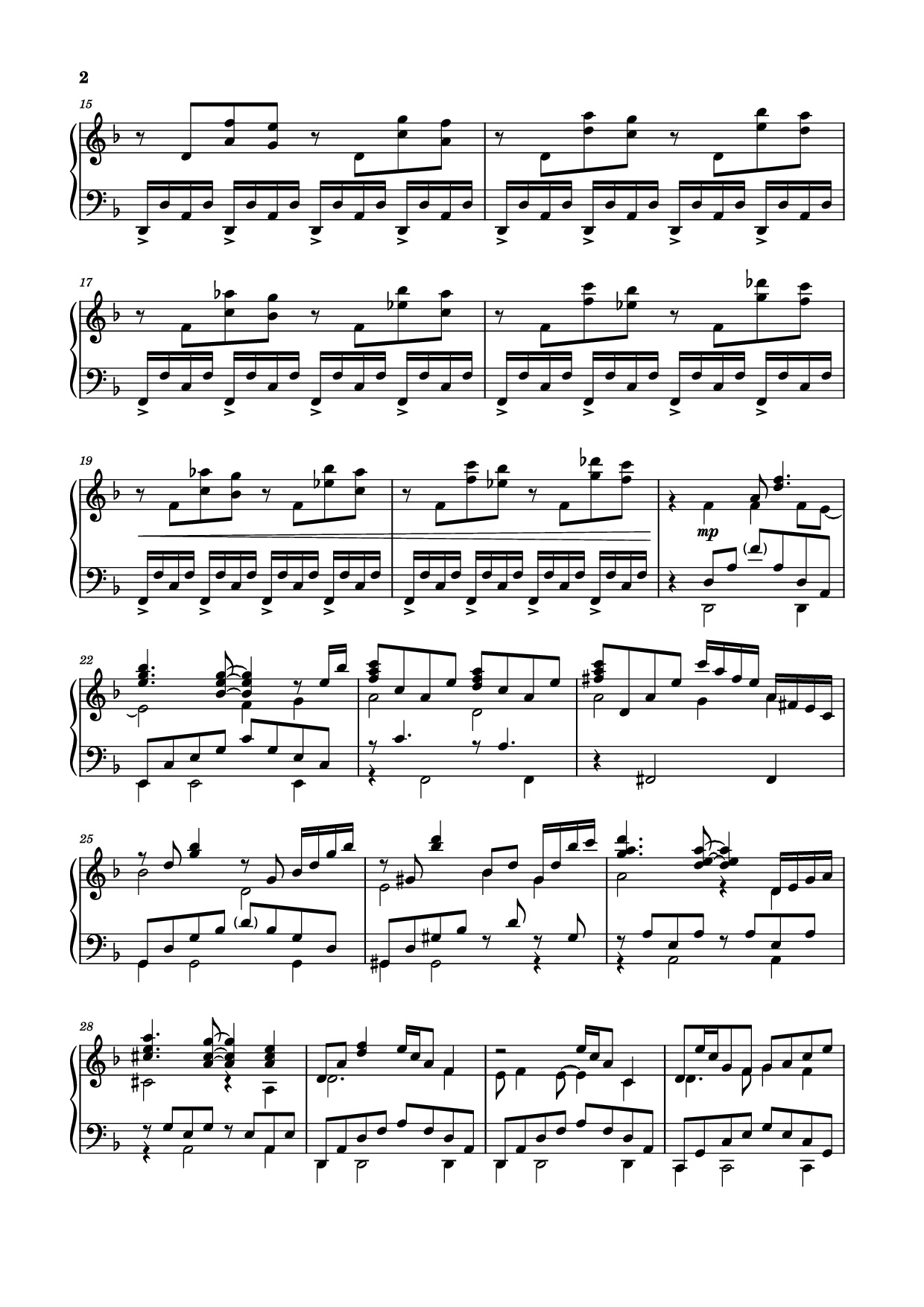 Page 2 of Sheet music PDF Piano Testify Piano - Void (Mournfinale) feat. 星熊南巫