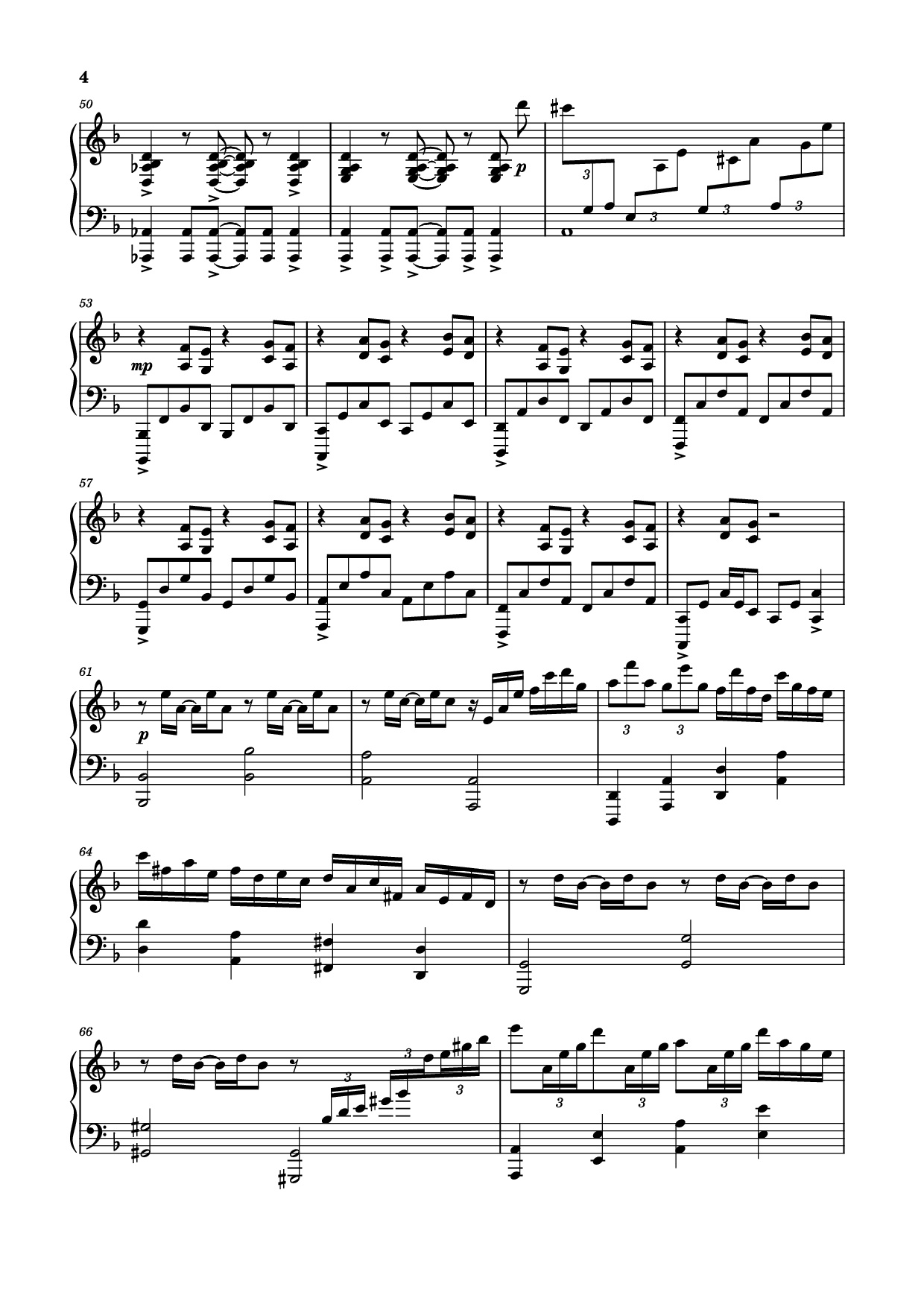 Page 4 of Sheet music PDF Piano Testify Piano - Void (Mournfinale) feat. 星熊南巫