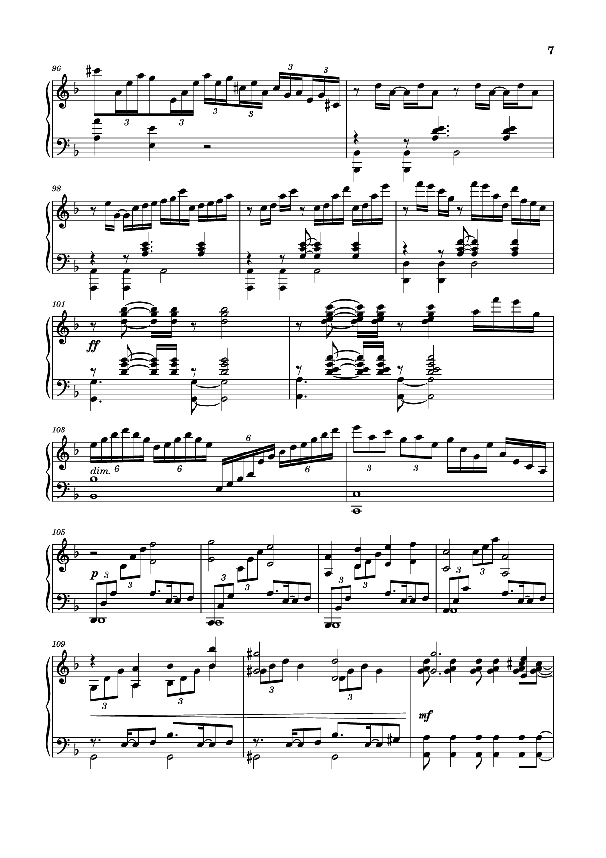 Page 7 of Sheet music PDF Piano Testify Piano - Void (Mournfinale) feat. 星熊南巫