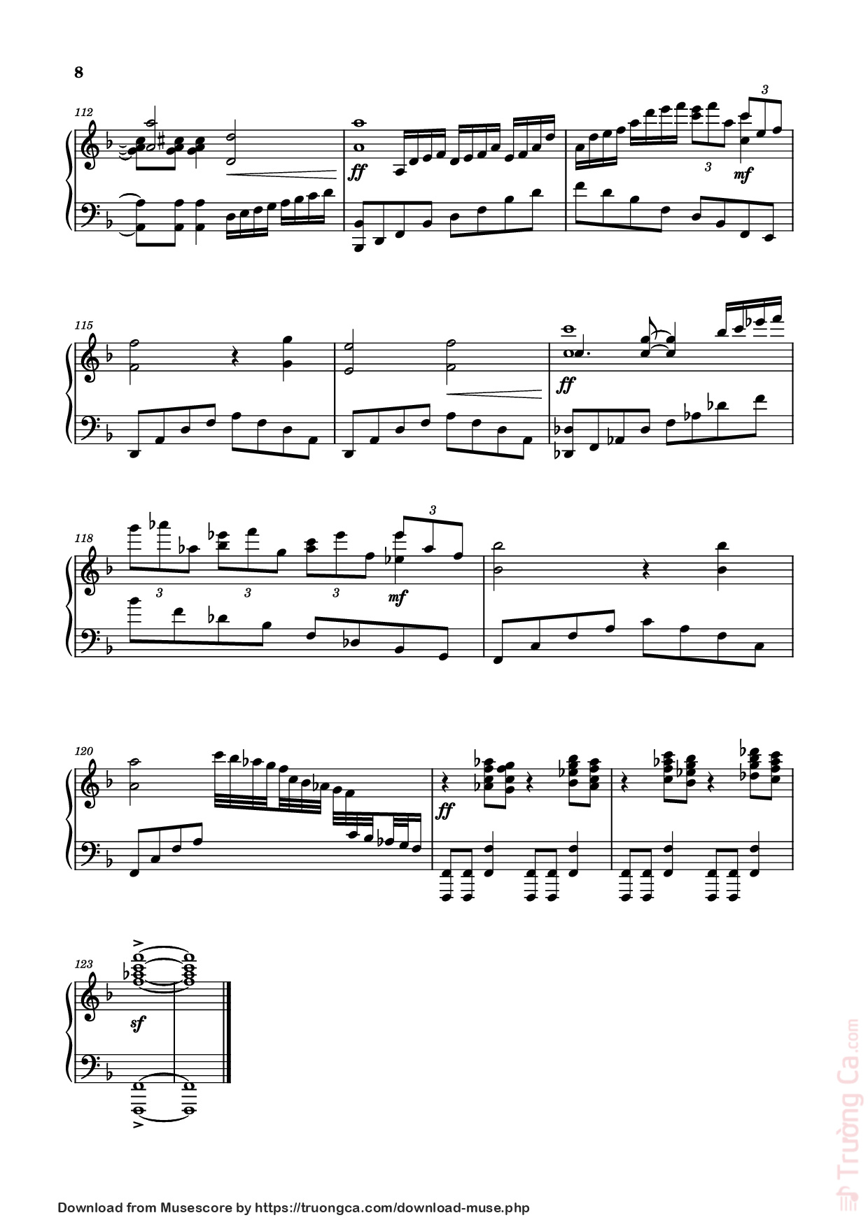 Page 8 of Sheet music PDF Piano Testify Piano - Void (Mournfinale) feat. 星熊南巫