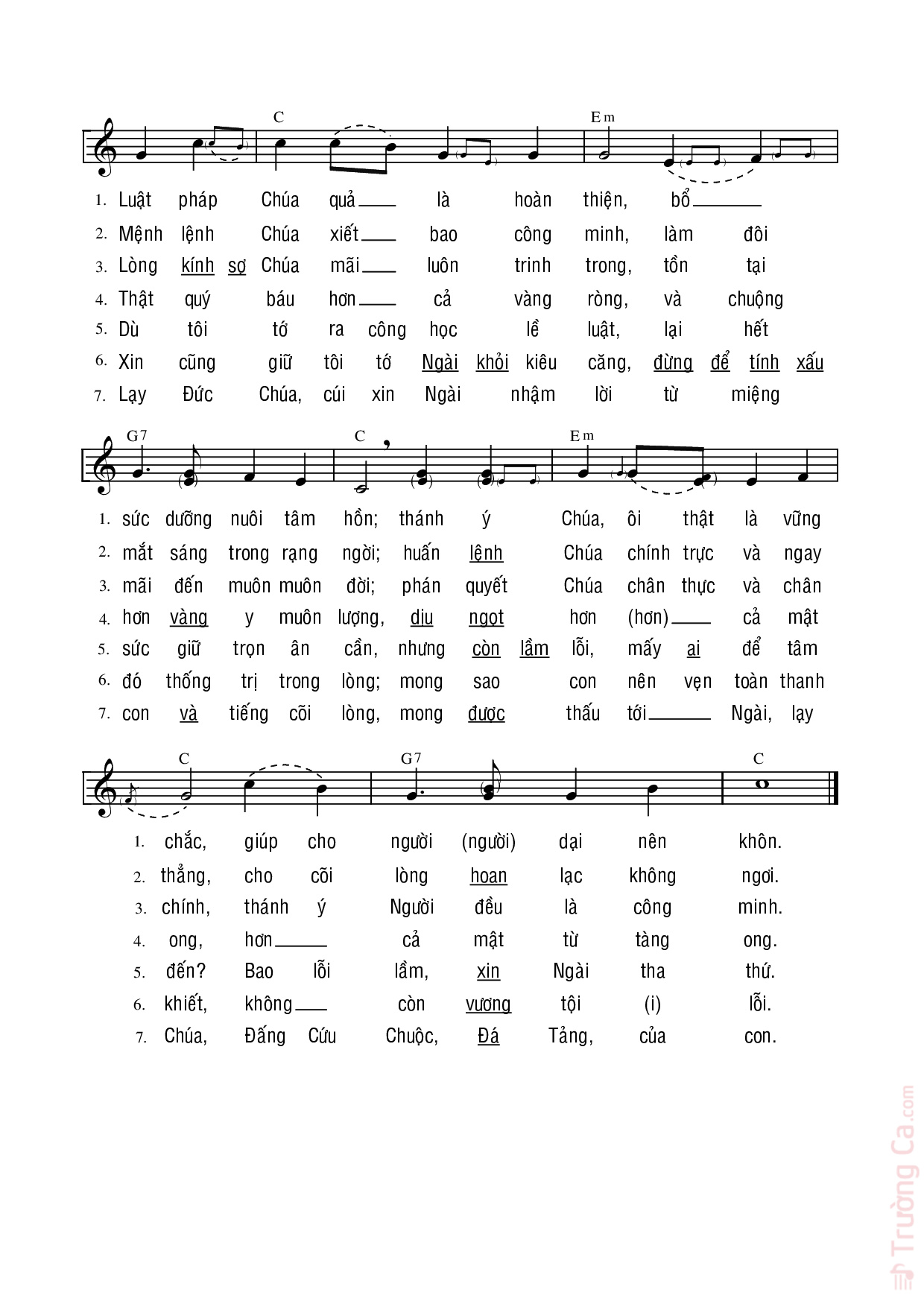 Lạy Chúa lời Chúa là thần trí và là sự sống, Trang 5