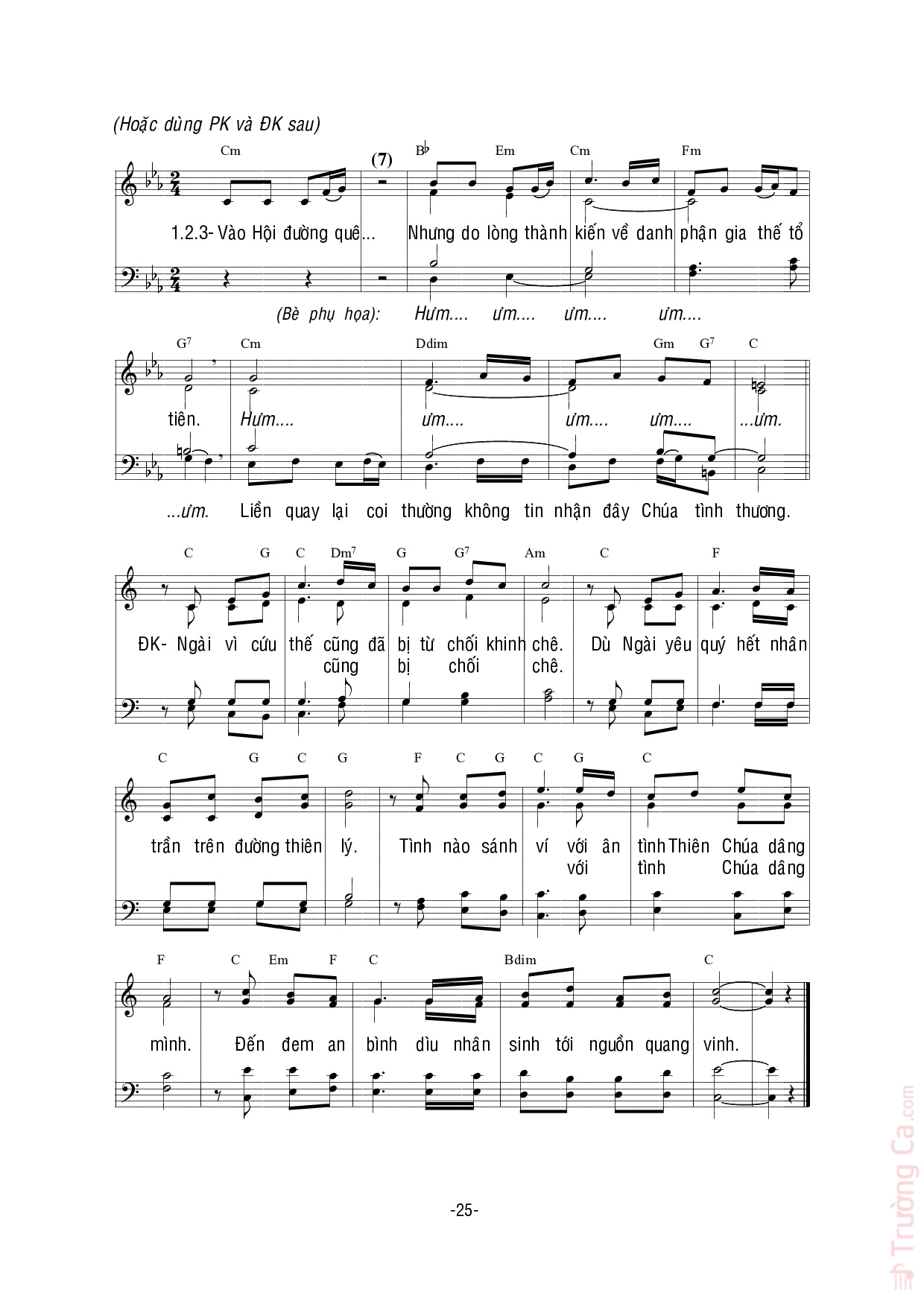 Page 2 of Sheet music PDF Về Quê Hương - Bùi Ninh