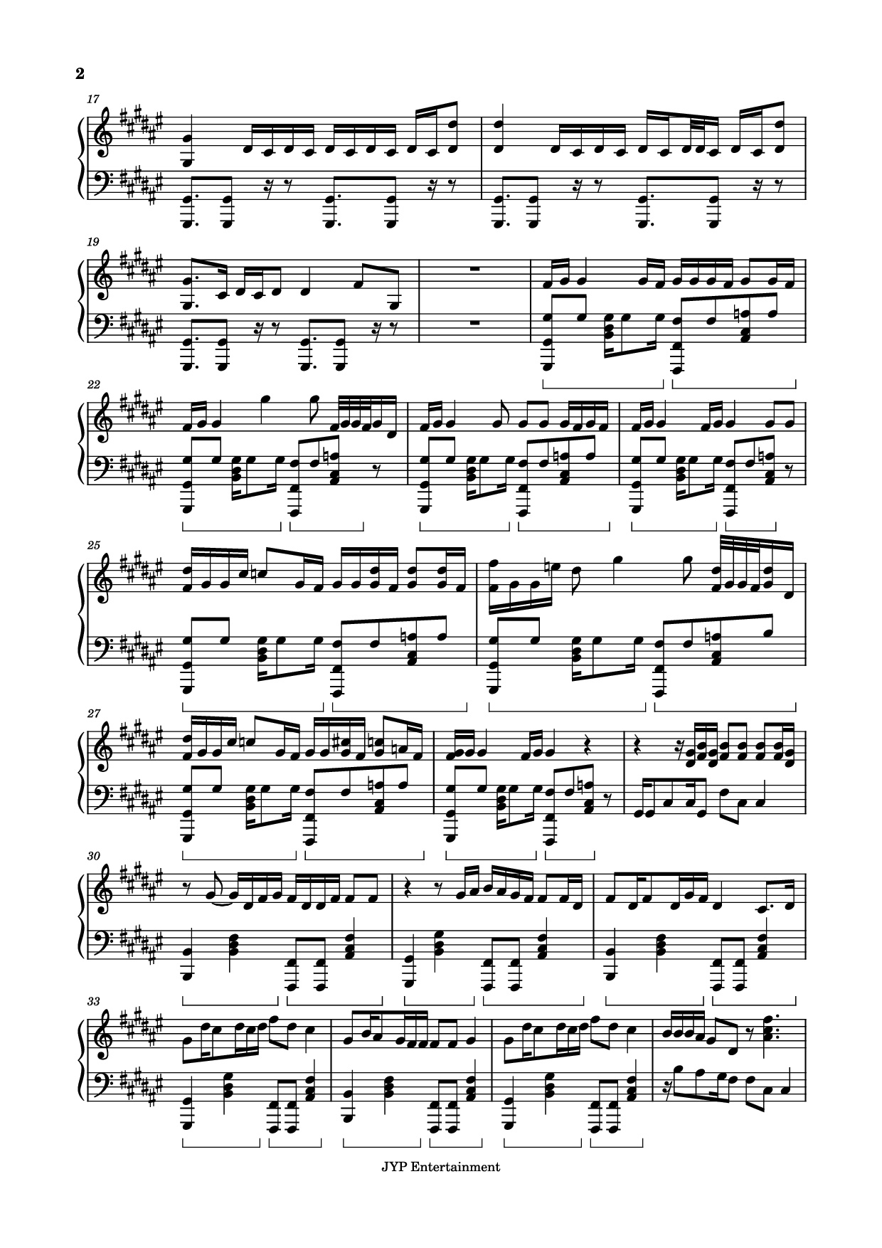 Page 2 of Sheet music PDF Piano MANIAC Piano - Cover by blueberrieszn