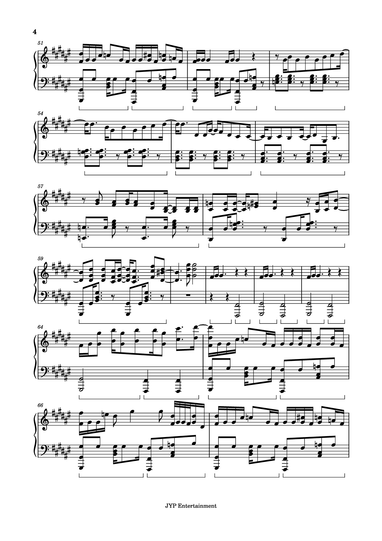 Page 4 of Sheet music PDF Piano MANIAC Piano - Cover by blueberrieszn