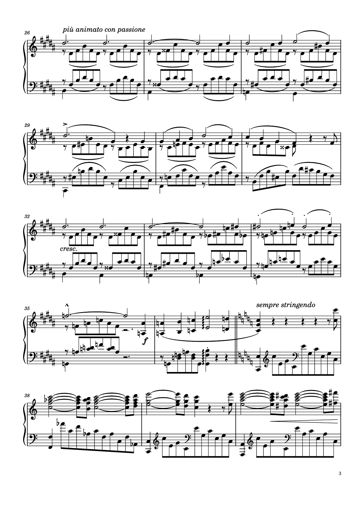 Page 3 of Sheet music PDF Piano Liebestraum No. 3 in A♭ Major Piano - Franz Liszt