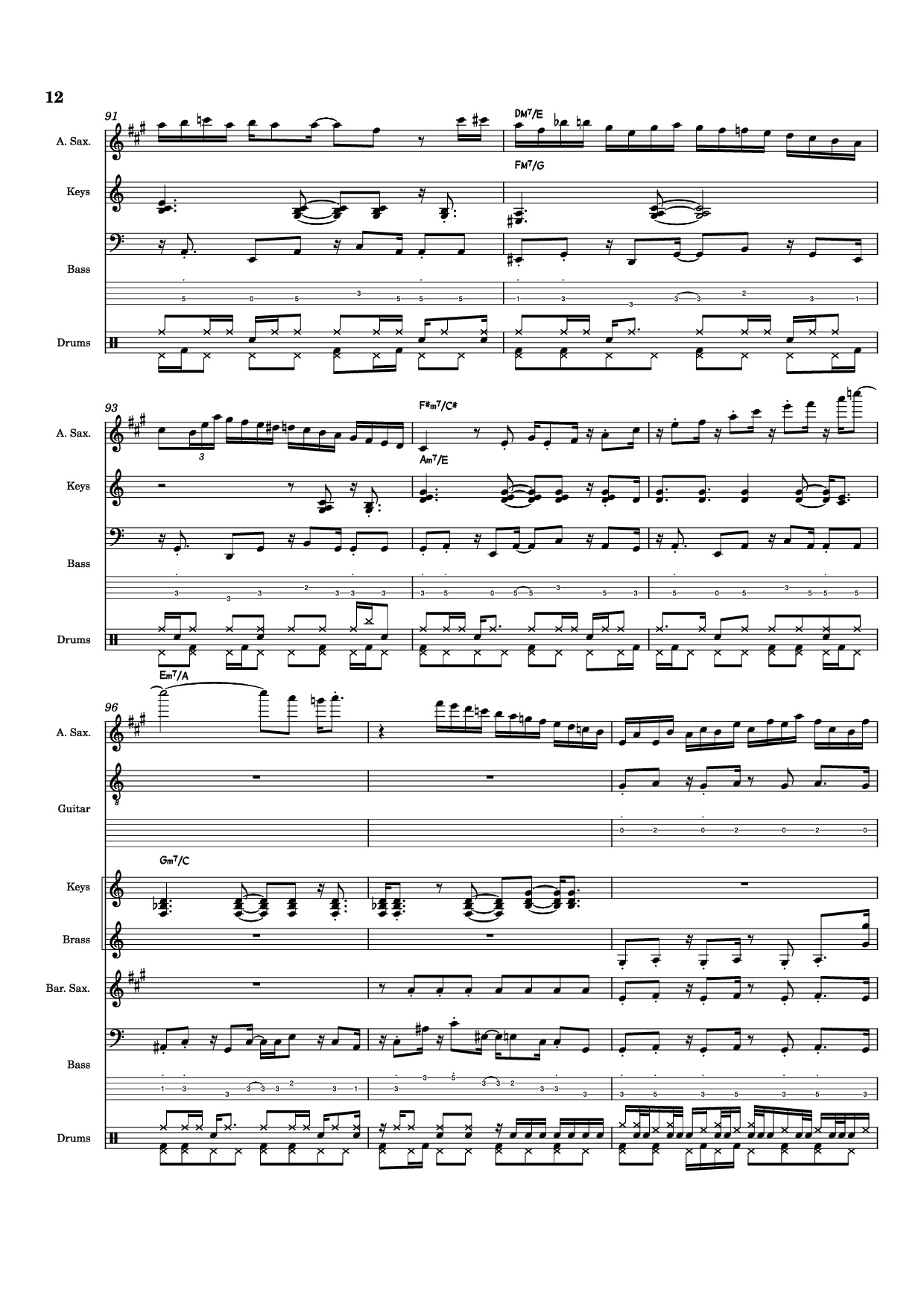 Page 12 of Sheet music PDF Nab That Chap Piano - T-Square