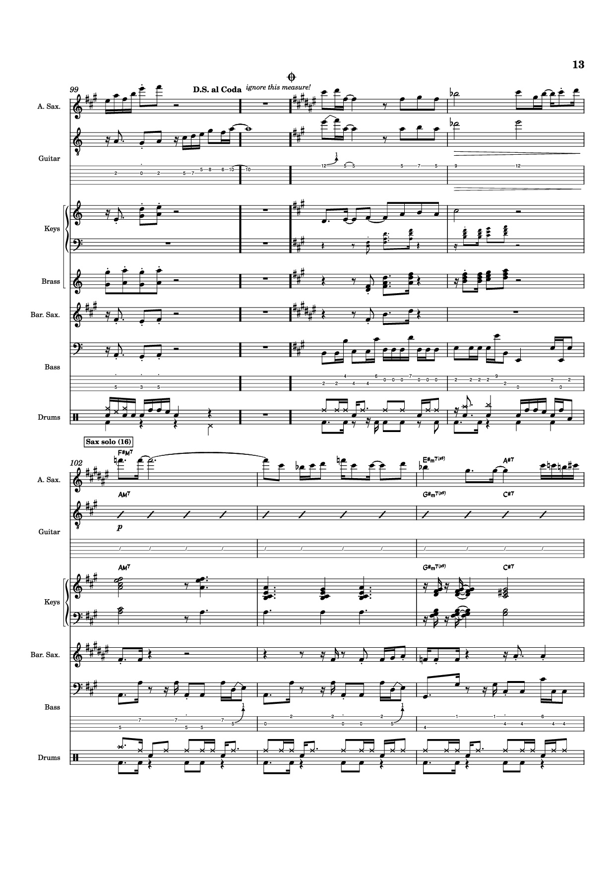 Page 13 of Sheet music PDF Nab That Chap Piano - T-Square