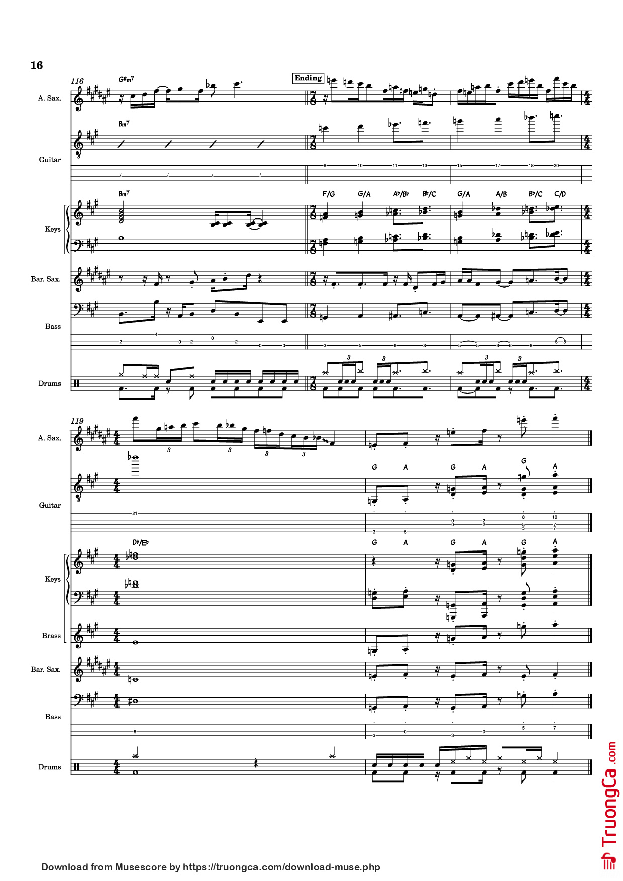 Page 16 of Sheet music PDF Nab That Chap Piano - T-Square