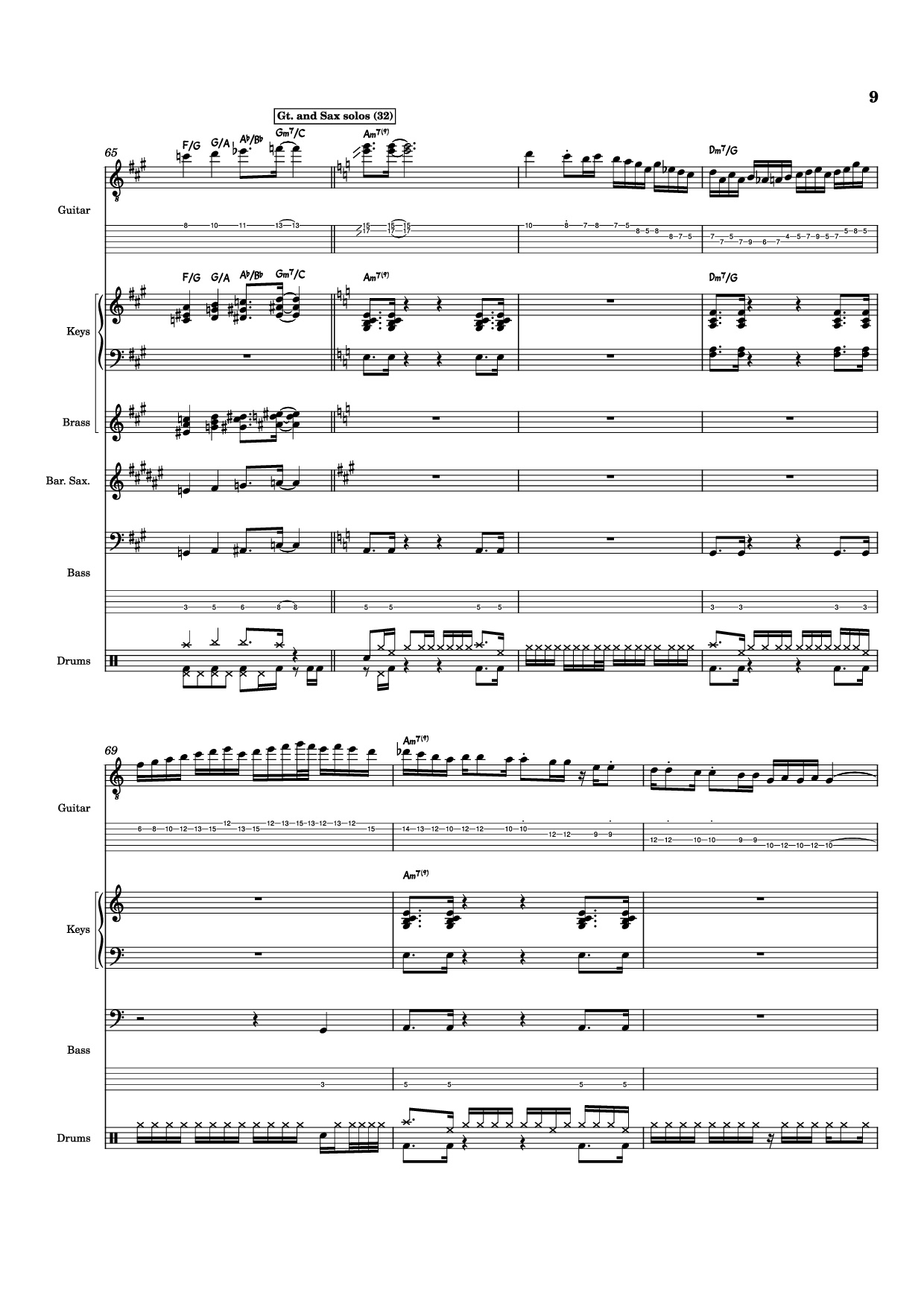 Page 9 of Sheet music PDF Nab That Chap Piano - T-Square