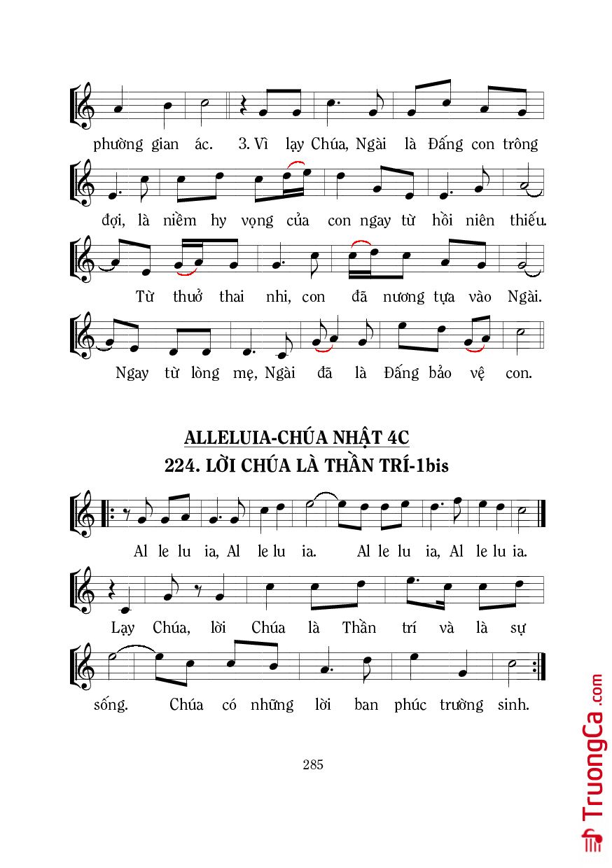 Page 2 of Sheet music PDF Thánh Vịnh 70, Miệng Con Sẽ Loan Truyền - Mi Trầm