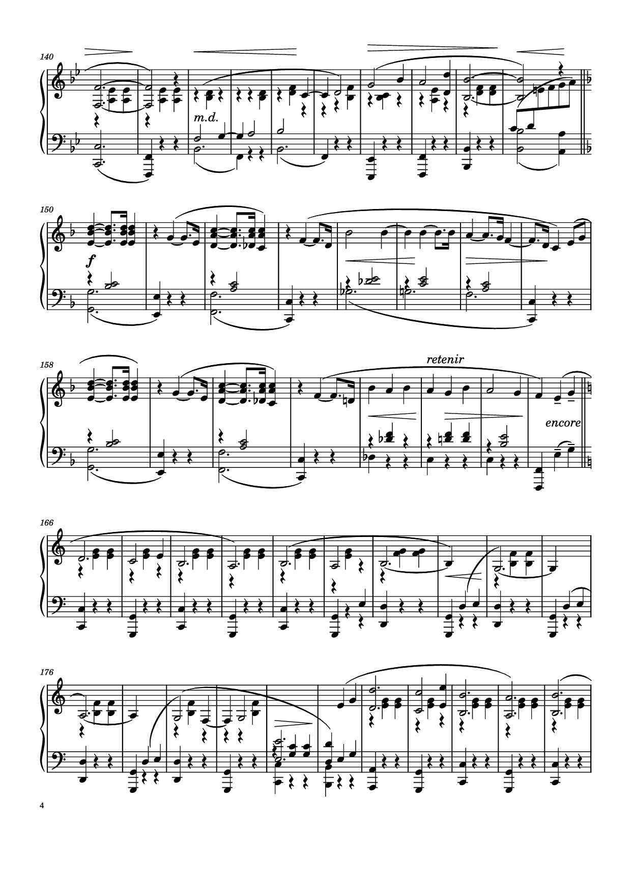 Page 4 of Sheet music PDF Piano Je Te Veux Piano - Erik Satie