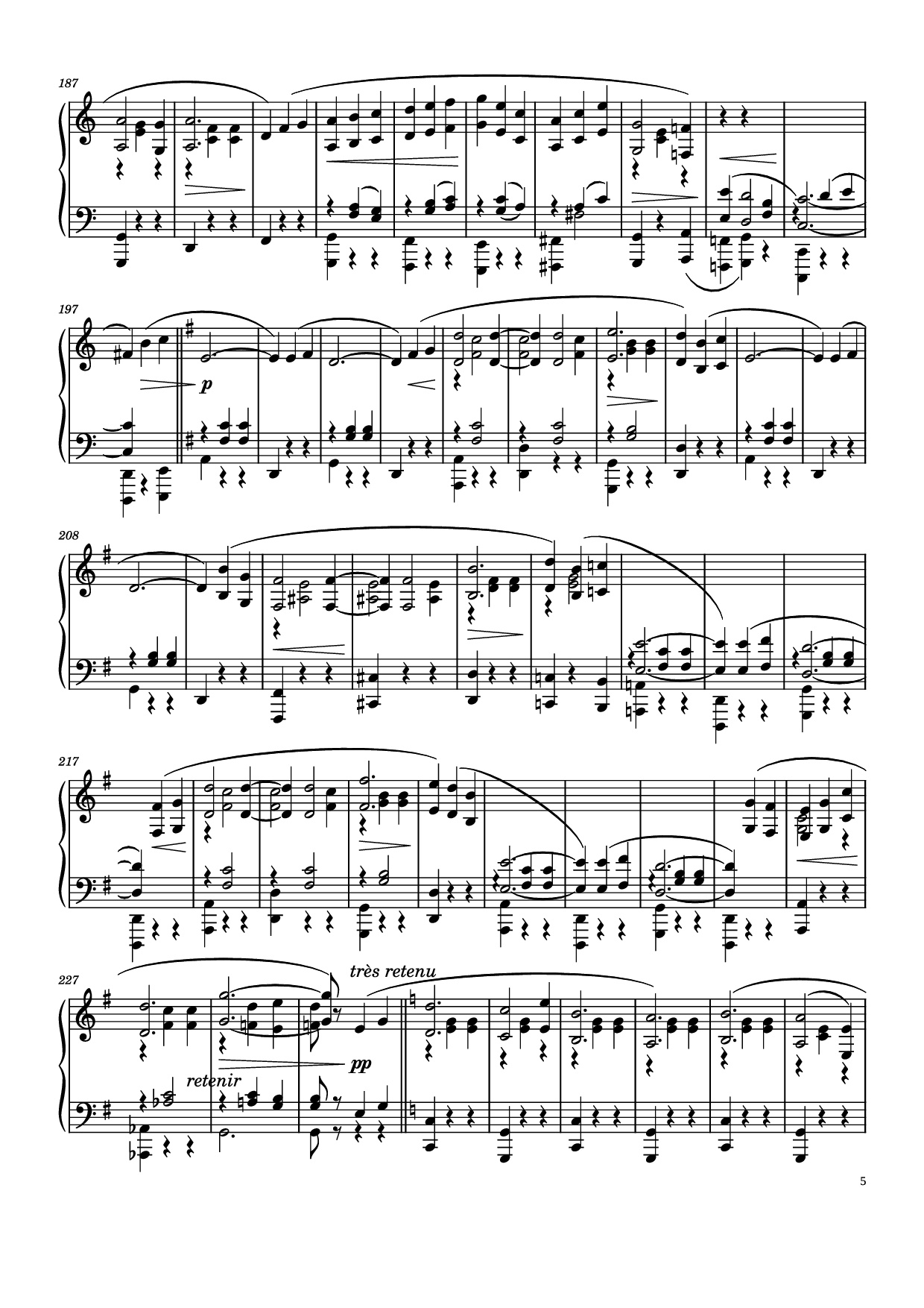 Page 5 of Sheet music PDF Piano Je Te Veux Piano - Erik Satie