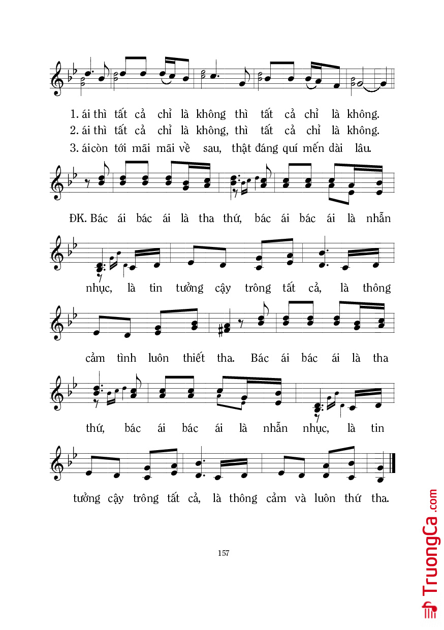 Page 2 of Sheet music PDF Bài Ca Đức Ái - Mi Trầm
