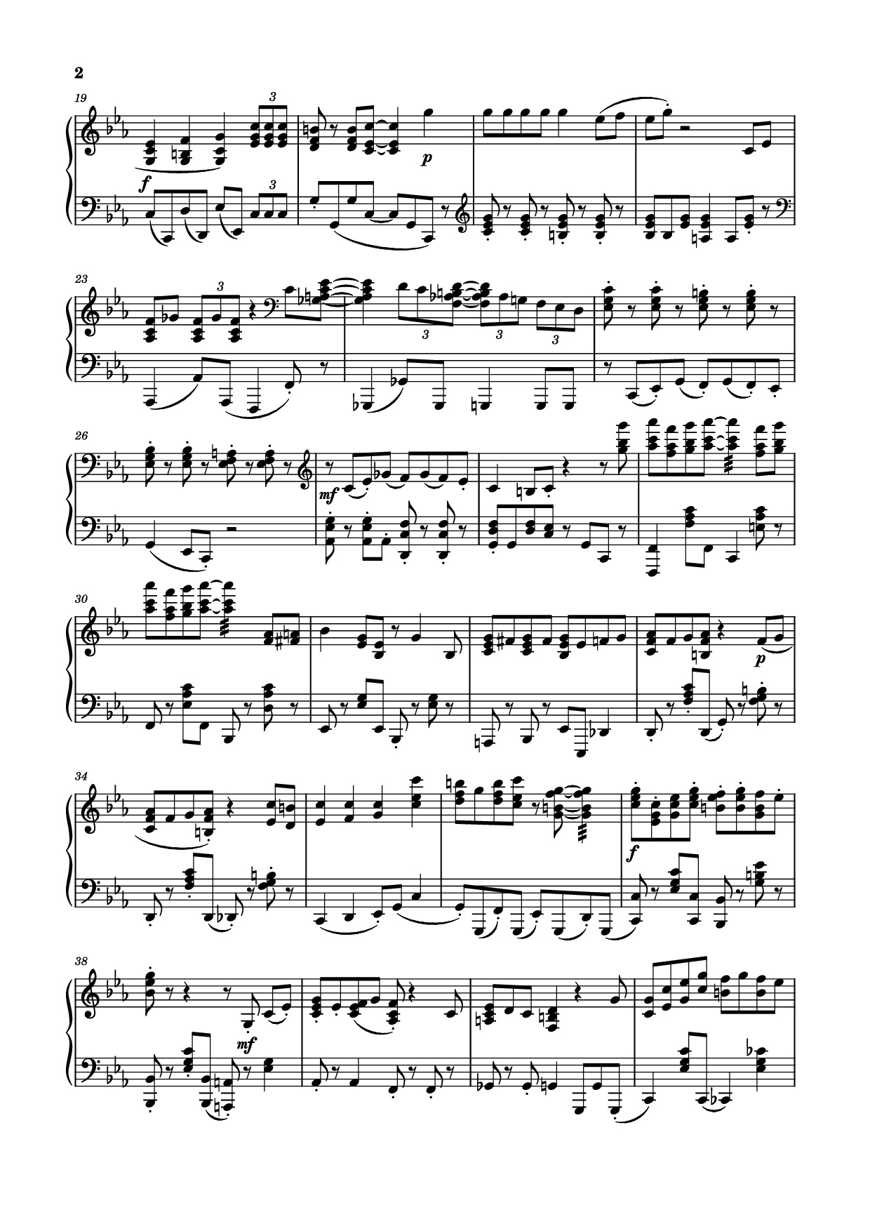 Page 2 of Sheet music PDF Piano Ev