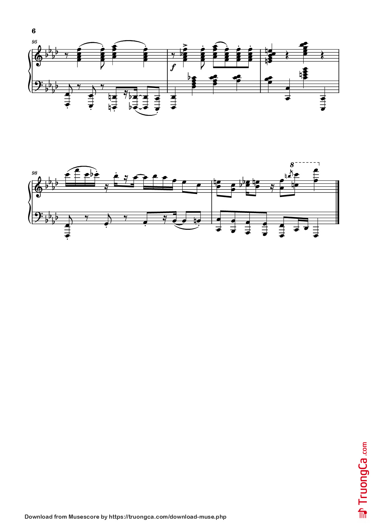 Page 6 of Sheet music PDF Piano Ev