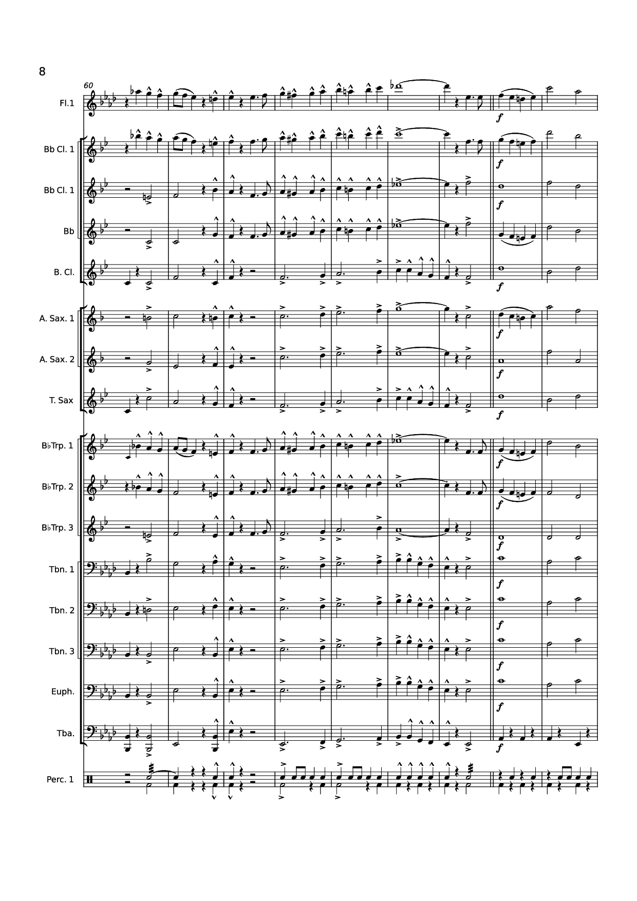 Page 8 of Sheet music PDF Freedom City - K. L. King