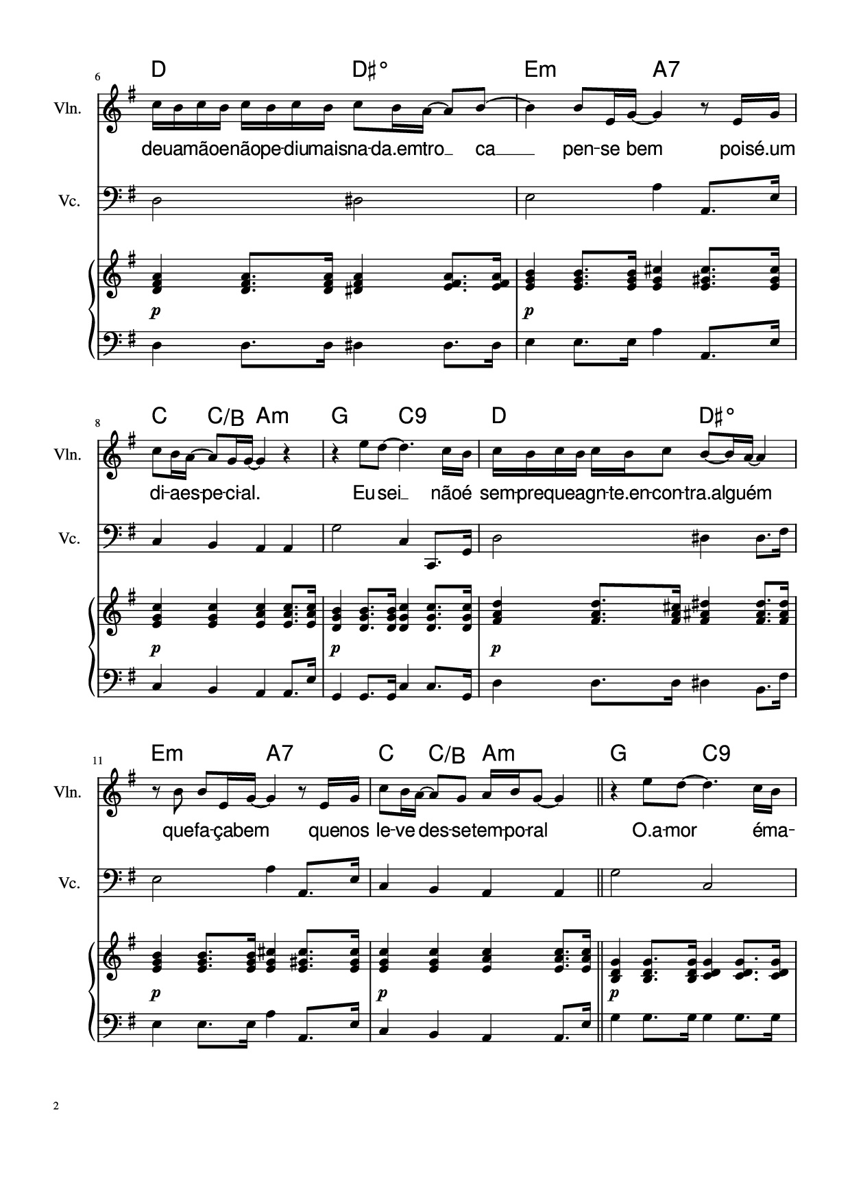 Page 2 of Sheet music PDF Piano Dia Especial Piano - Undefined