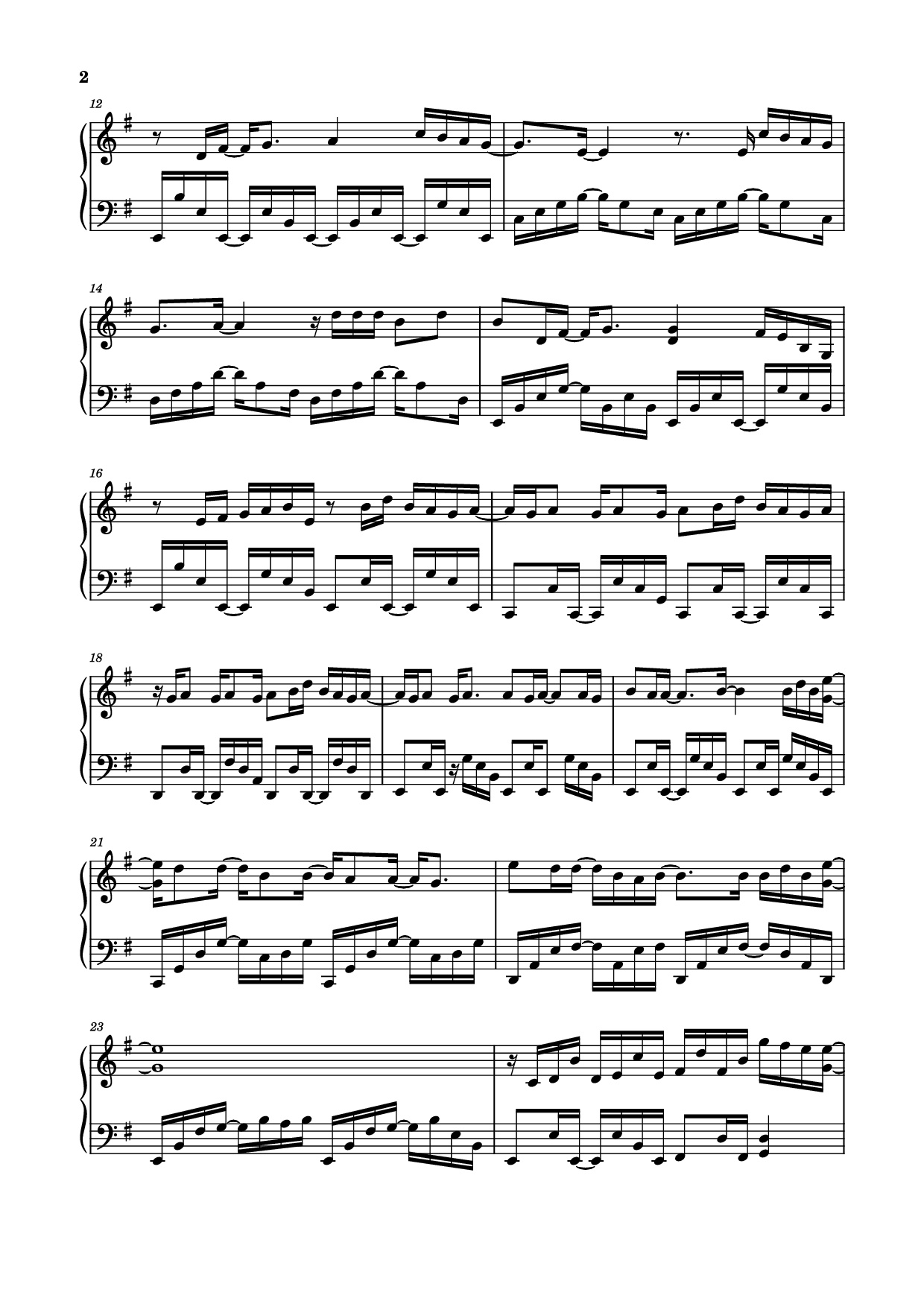 Page 2 of Sheet music PDF Piano 光阴副本 Piano - JJ Lin