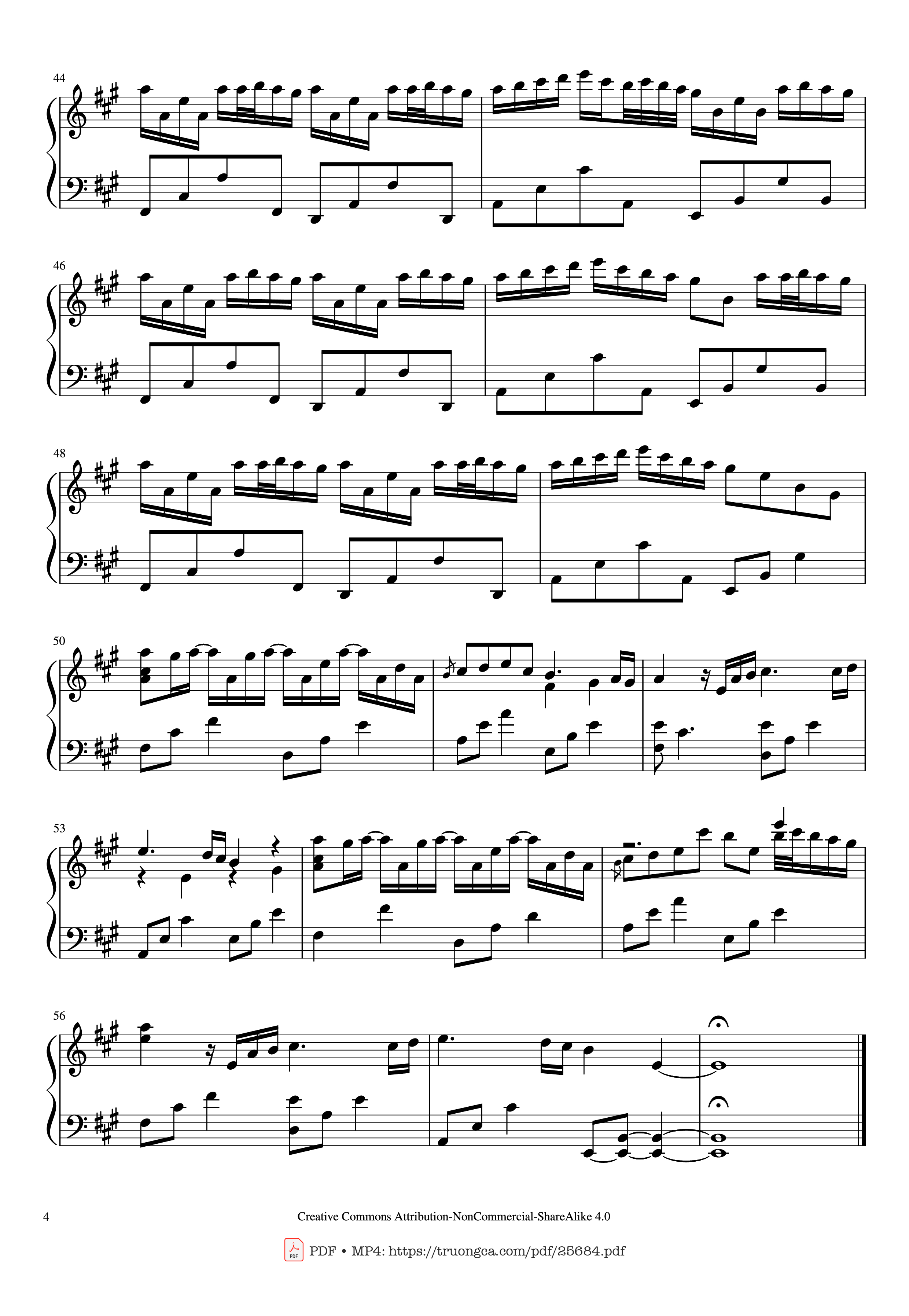 Page 4 of Sheet music PDF Piano River Flows In You Piano - Yiruma