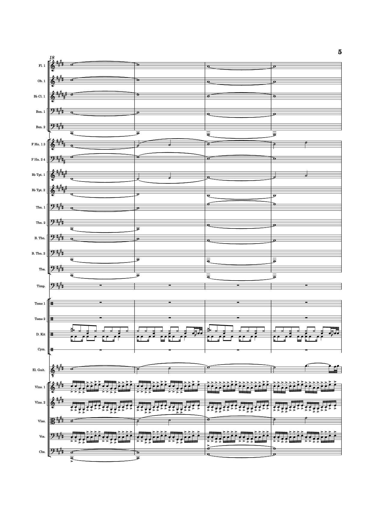 Page 5 of Sheet music PDF Anthem of Hope - Mason J. Asimos