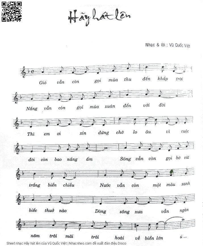 Hãy hát lên - Vũ Quốc Việt