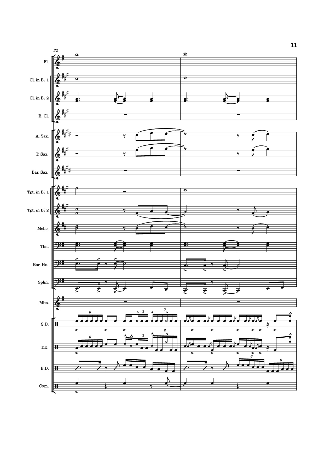 Page 11 of Sheet music PDF Numb - Composer / arranger