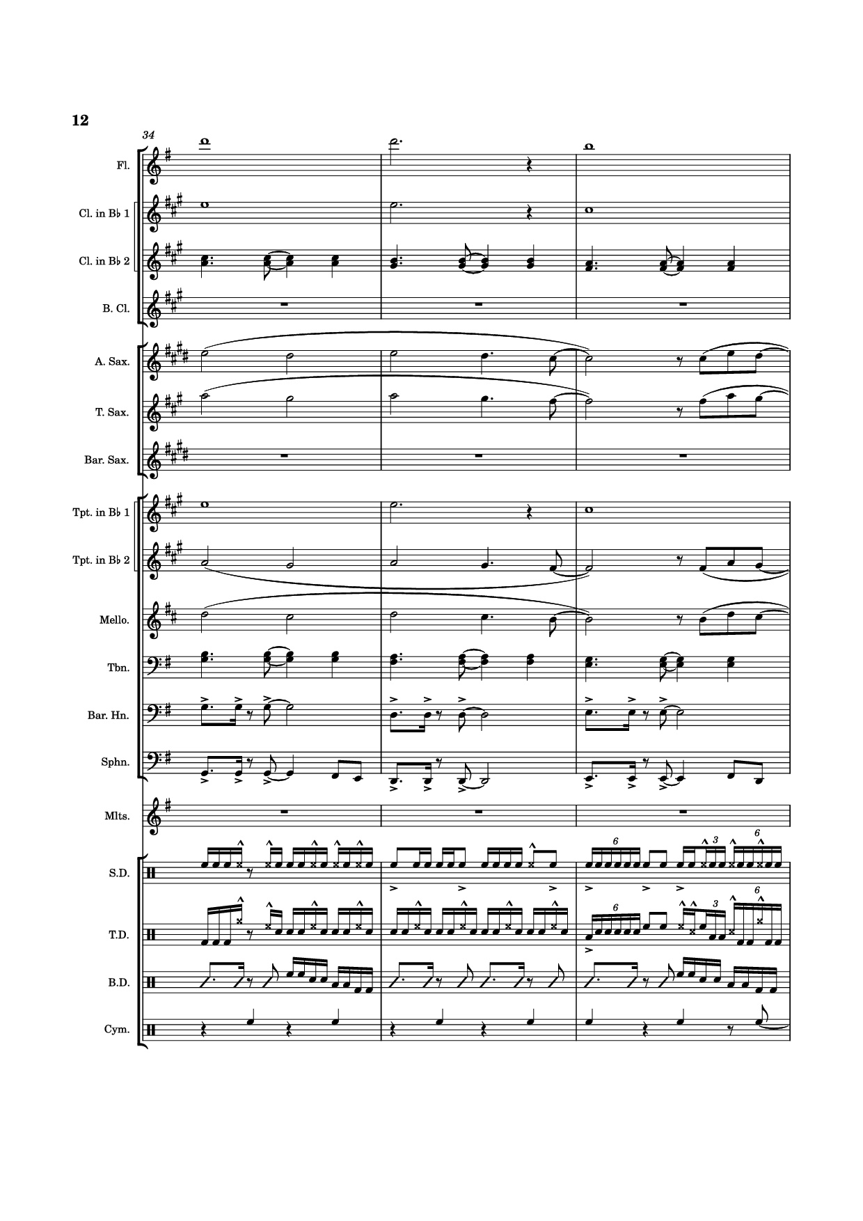 Page 12 of Sheet music PDF Numb - Composer / arranger