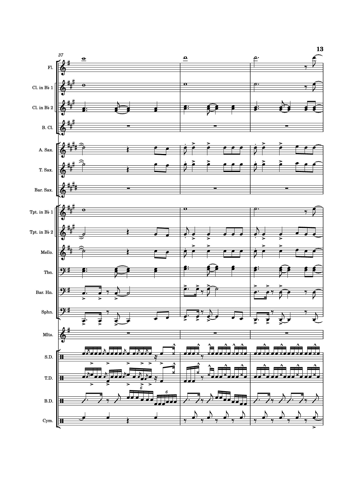 Page 13 of Sheet music PDF Numb - Composer / arranger