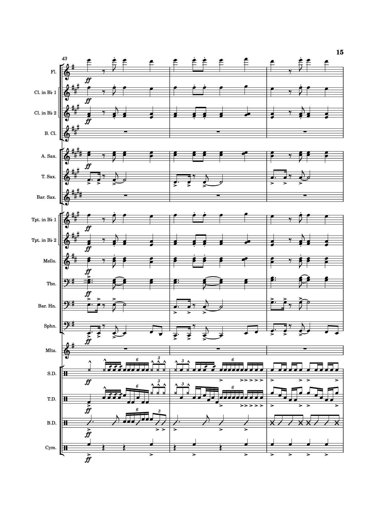 Page 15 of Sheet music PDF Numb - Composer / arranger