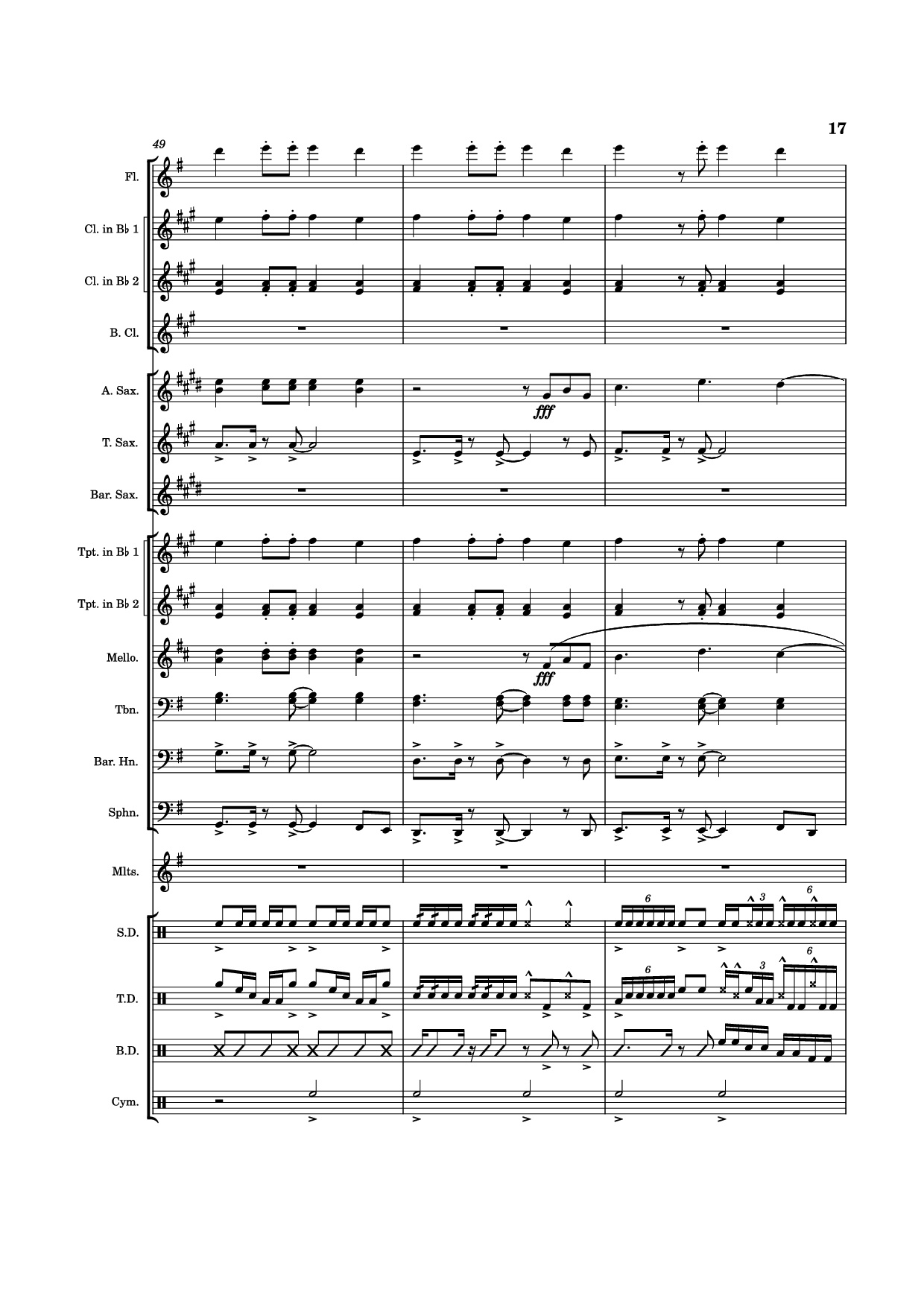 Page 17 of Sheet music PDF Numb - Composer / arranger