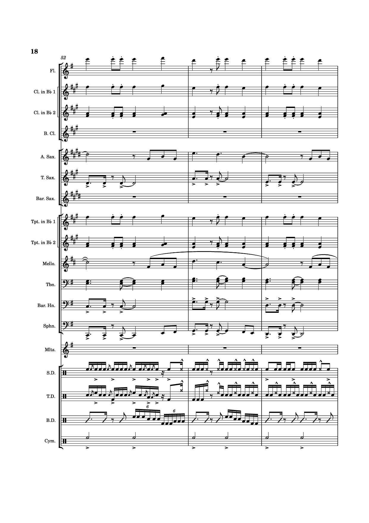Page 18 of Sheet music PDF Numb - Composer / arranger