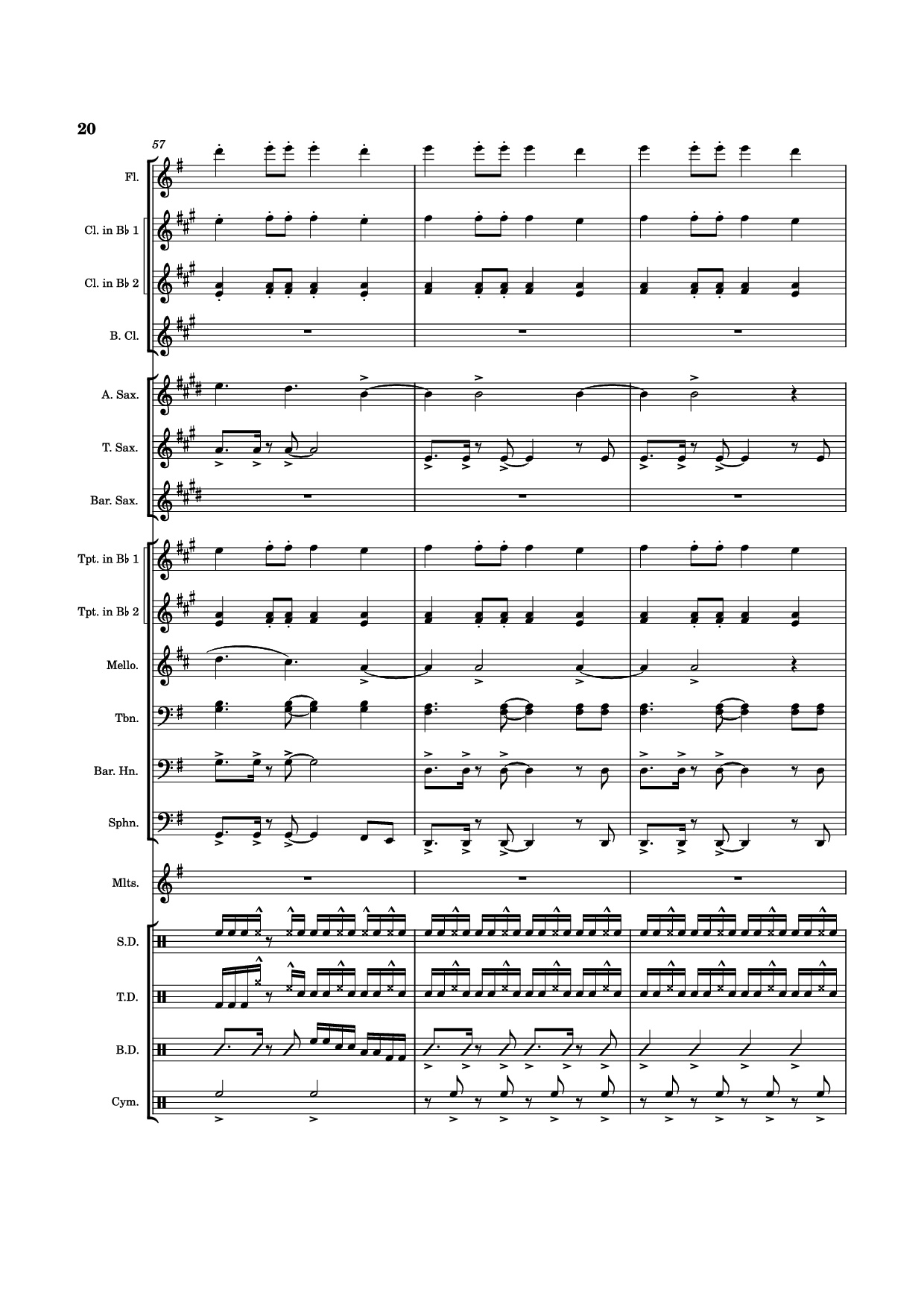 Page 20 of Sheet music PDF Numb - Composer / arranger