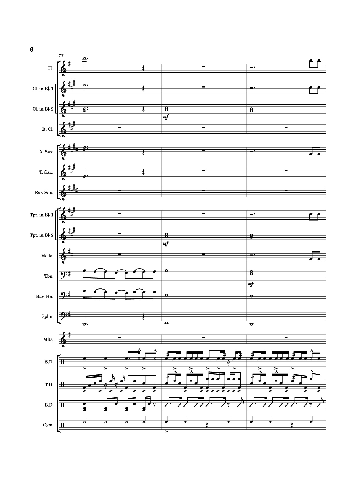 Page 6 of Sheet music PDF Numb - Composer / arranger